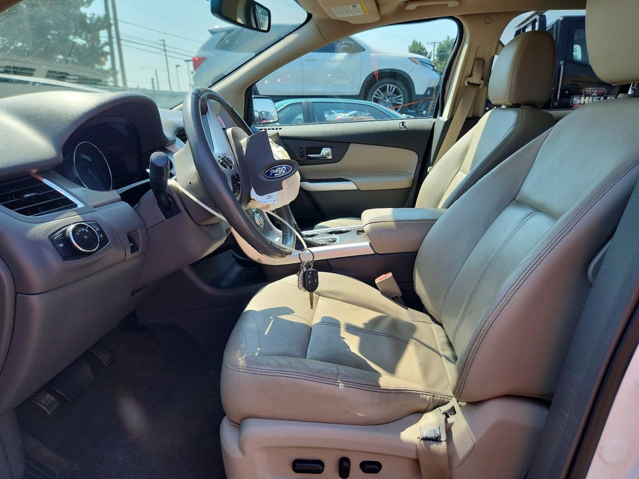 2013 Ford Edge Sel White vin: 2FMDK3JC1DBC54600