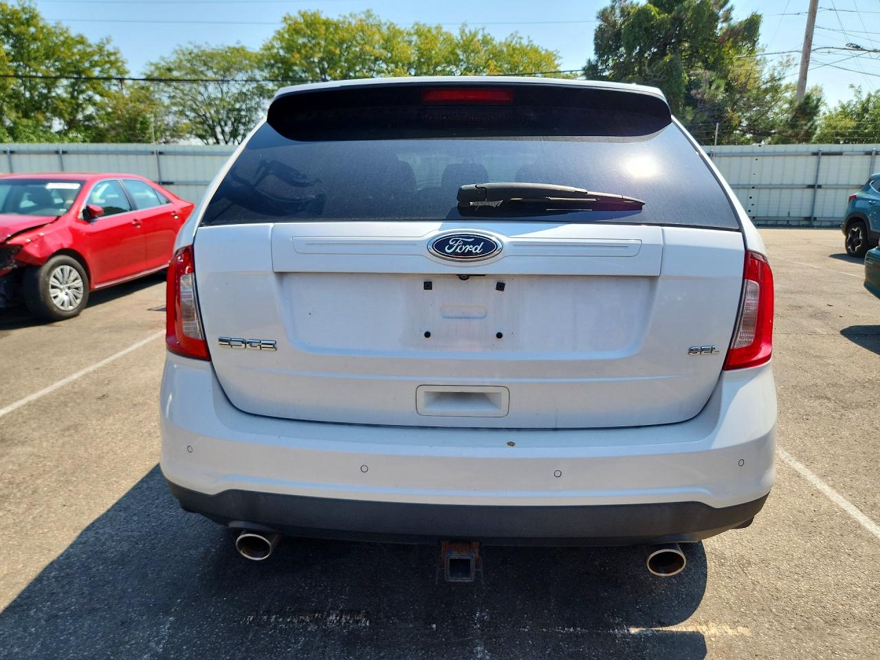 2013 Ford Edge Sel White vin: 2FMDK3JC1DBC54600