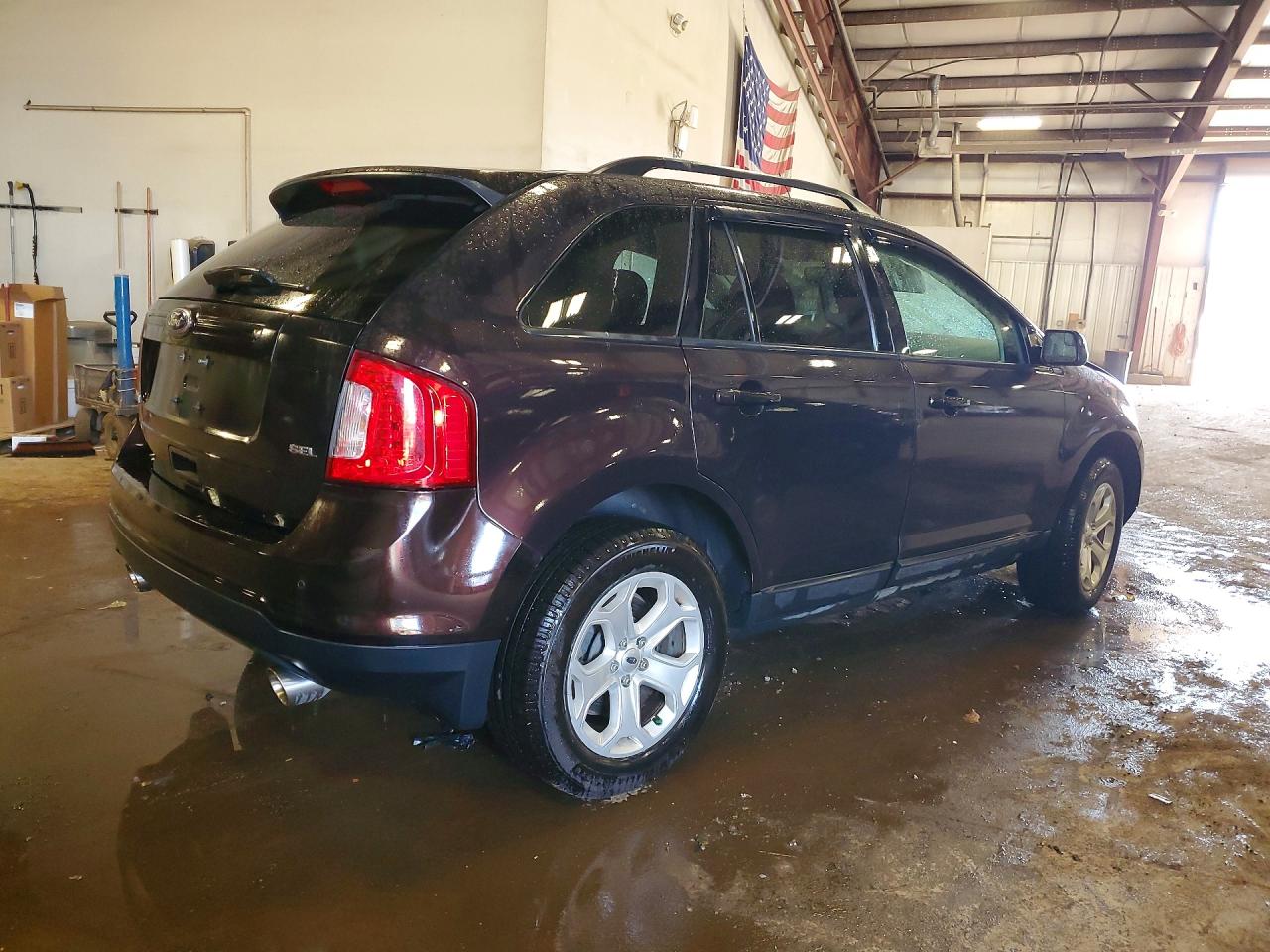 2013 Ford Edge Sel Brown vin: 2FMDK3JC1DBC84177
