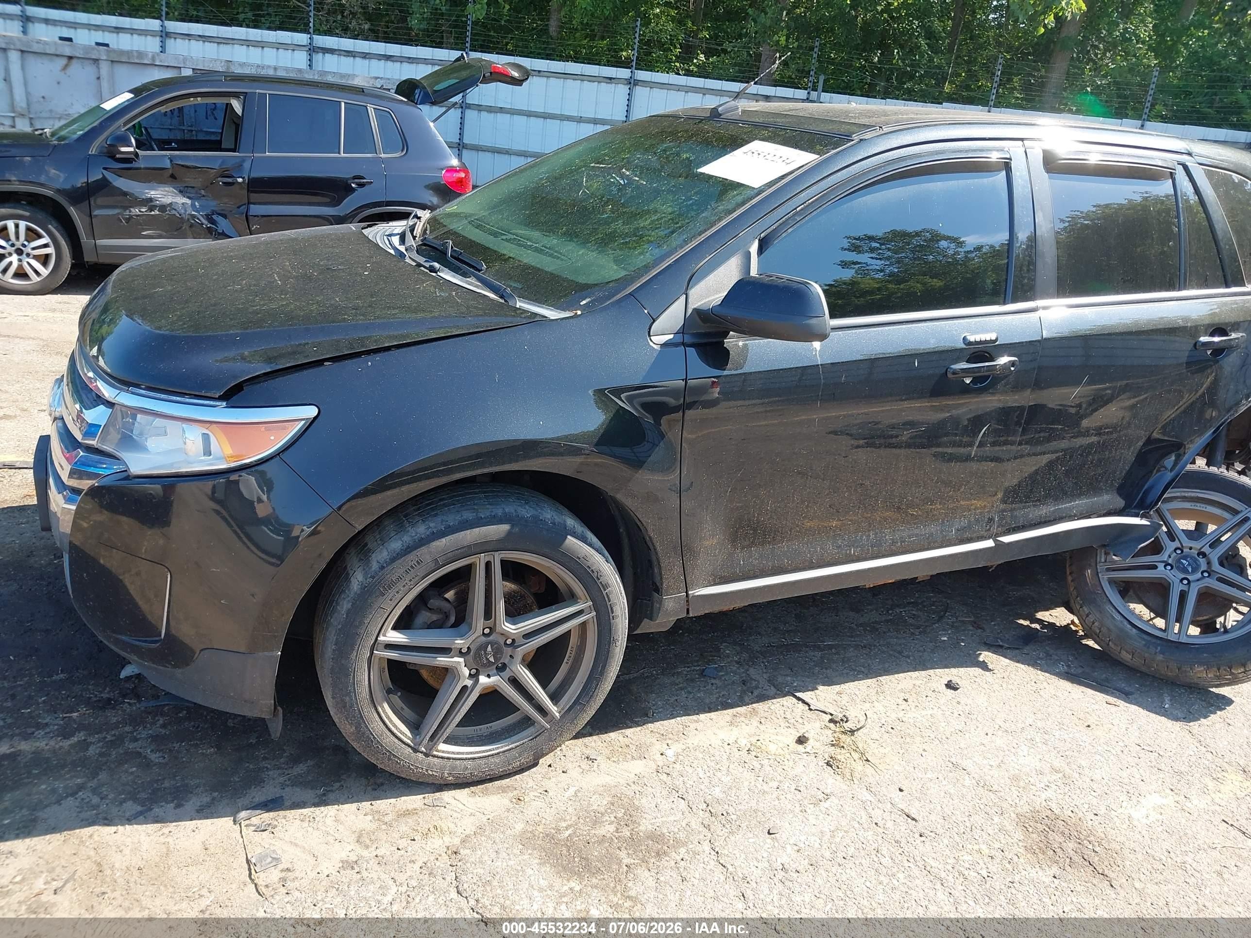 2013 Ford Edge Sel Черный vin: 2FMDK3JC1DBE12269