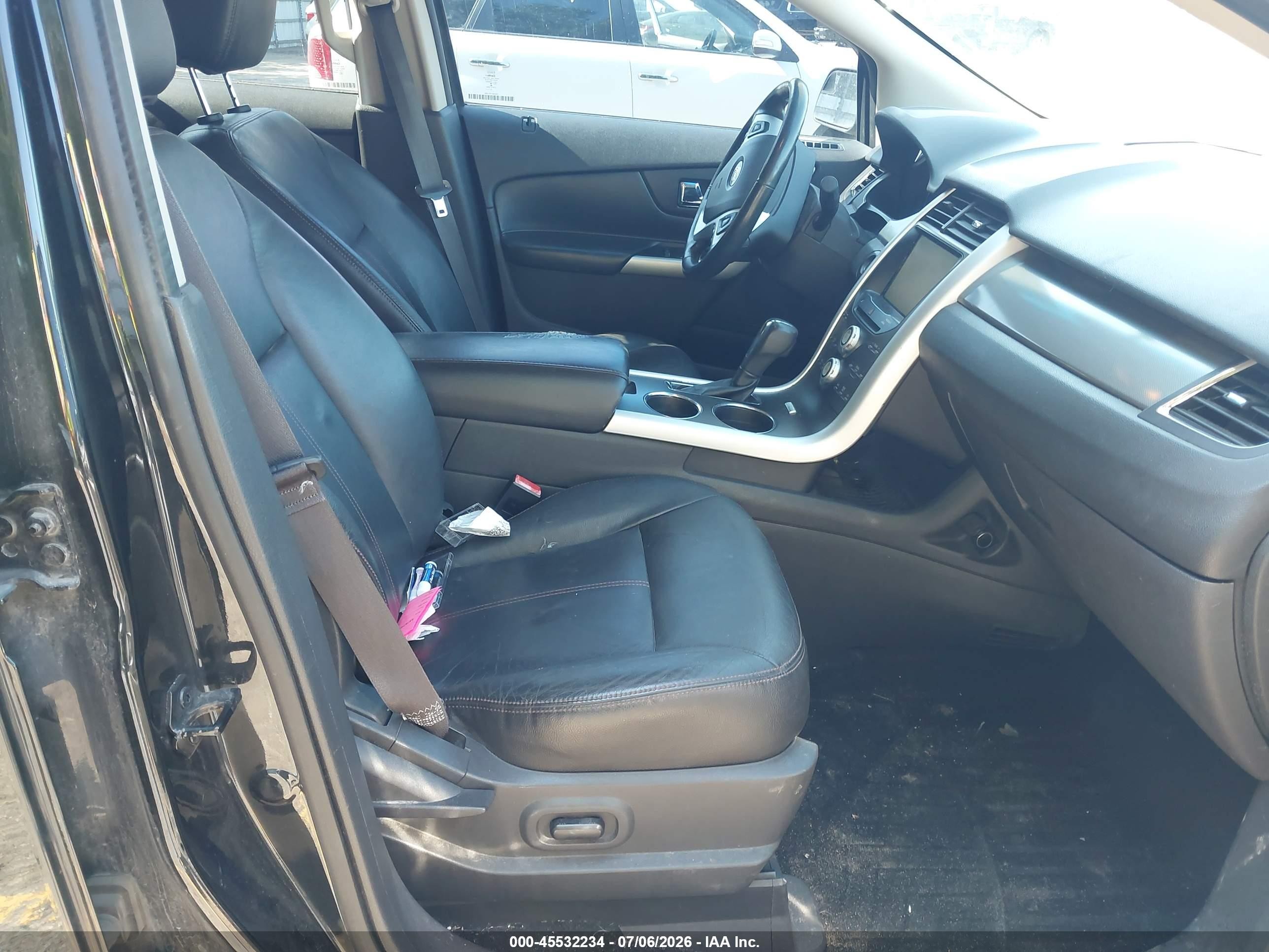2013 Ford Edge Sel Черный vin: 2FMDK3JC1DBE12269