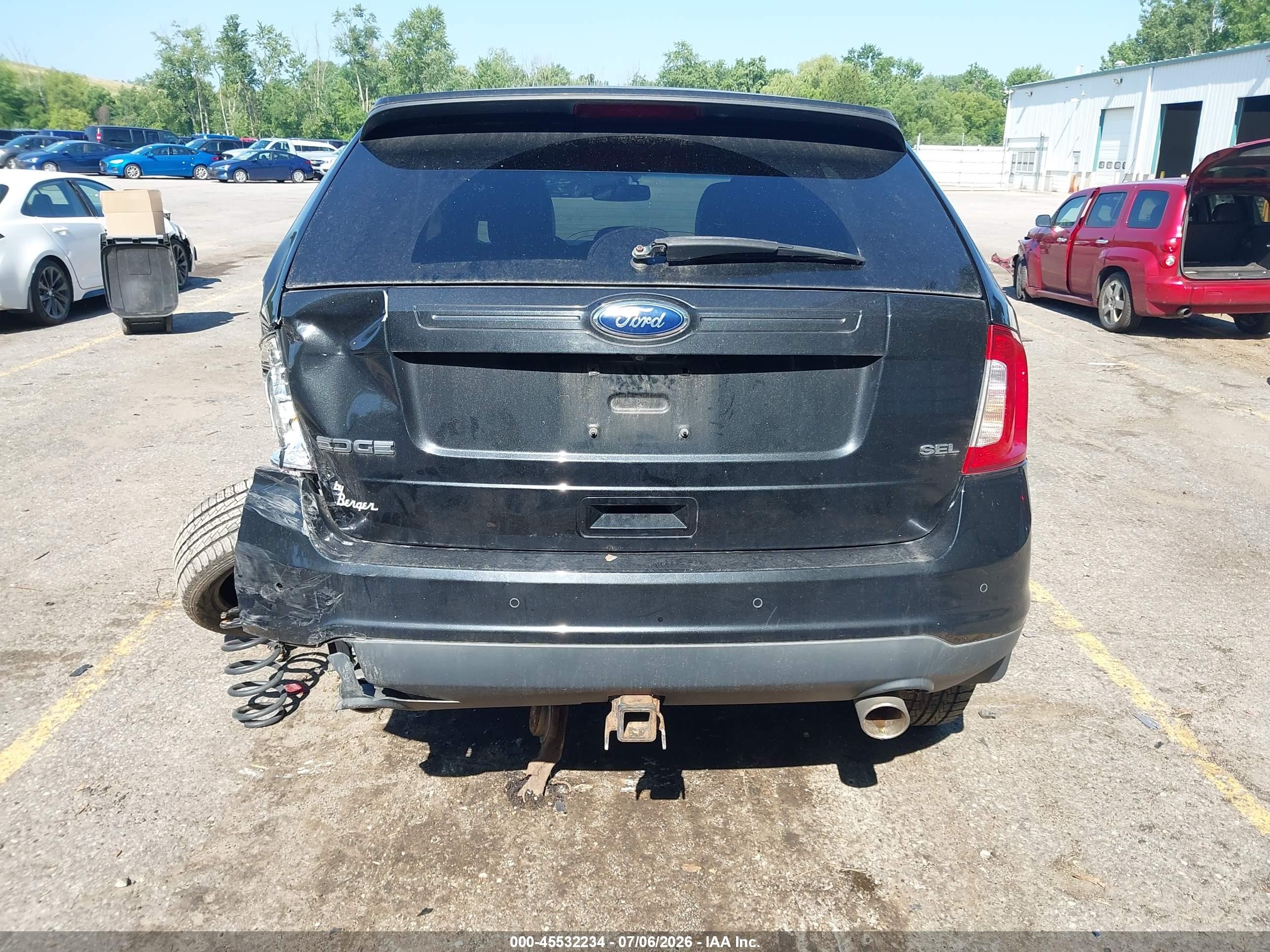 2013 Ford Edge Sel Черный vin: 2FMDK3JC1DBE12269