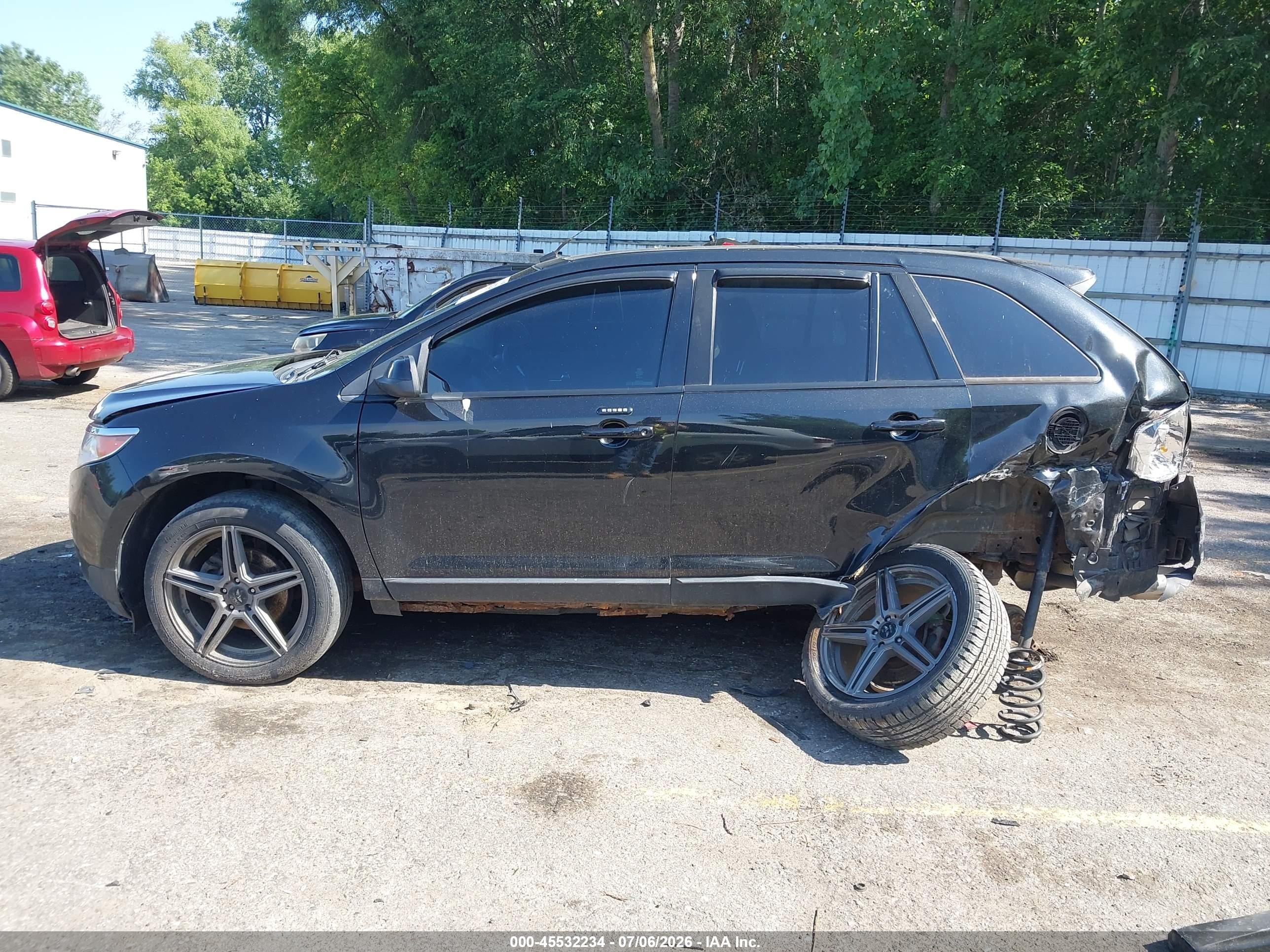 2013 Ford Edge Sel Черный vin: 2FMDK3JC1DBE12269