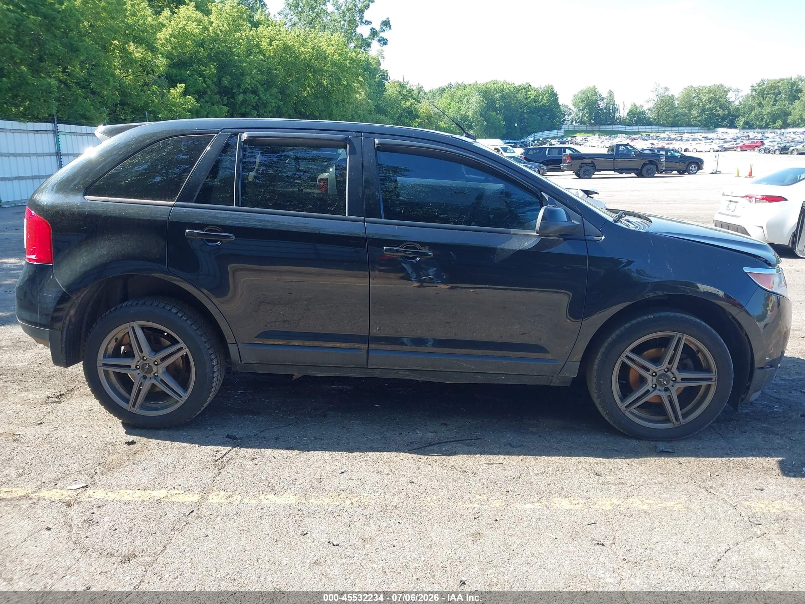 2013 Ford Edge Sel Черный vin: 2FMDK3JC1DBE12269