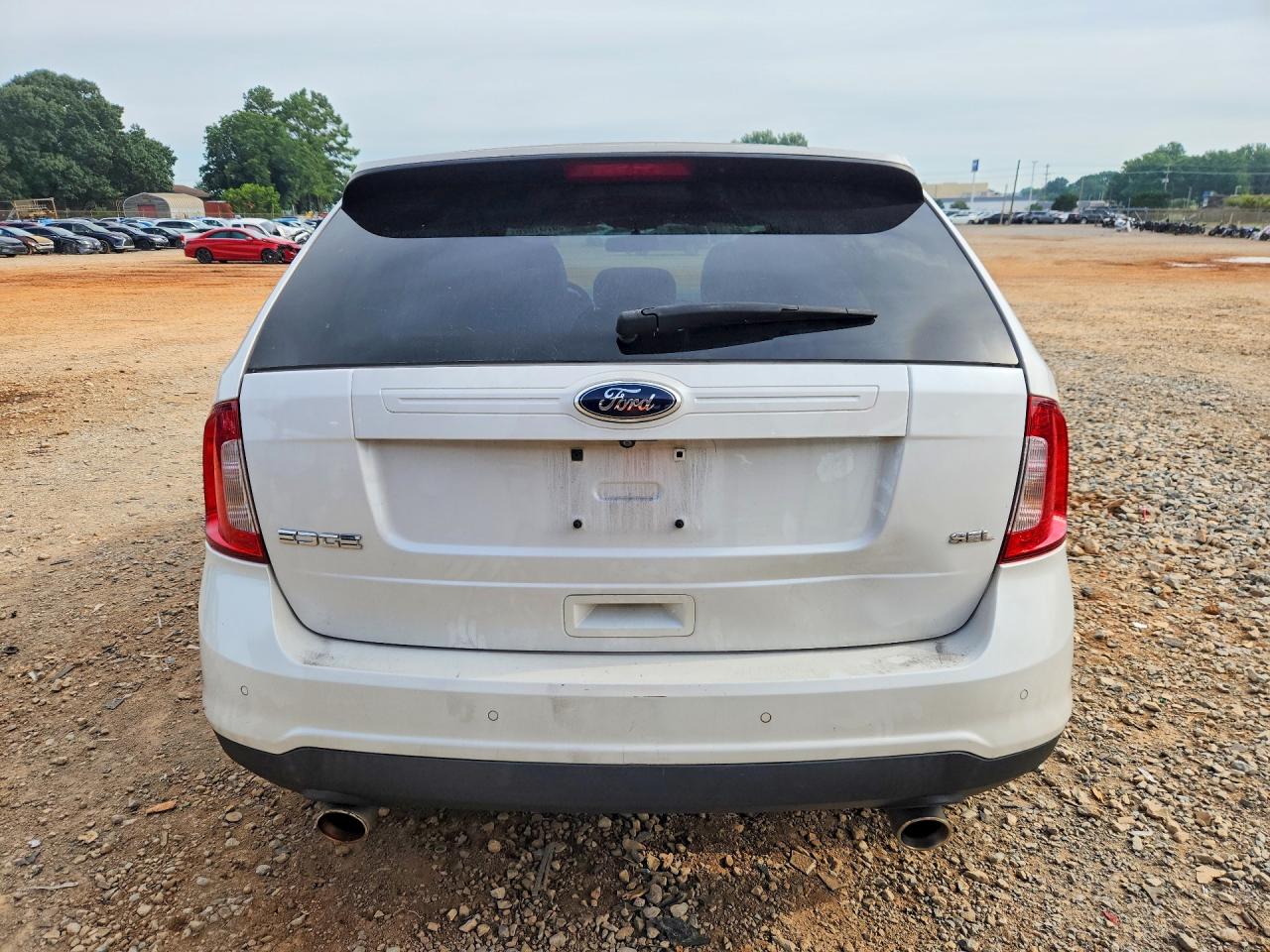 2013 Ford Edge Sel White vin: 2FMDK3JC1DBE17505