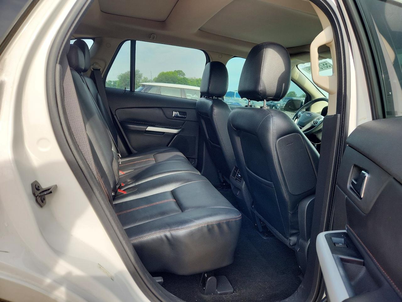 2013 Ford Edge Sel White vin: 2FMDK3JC1DBE17505