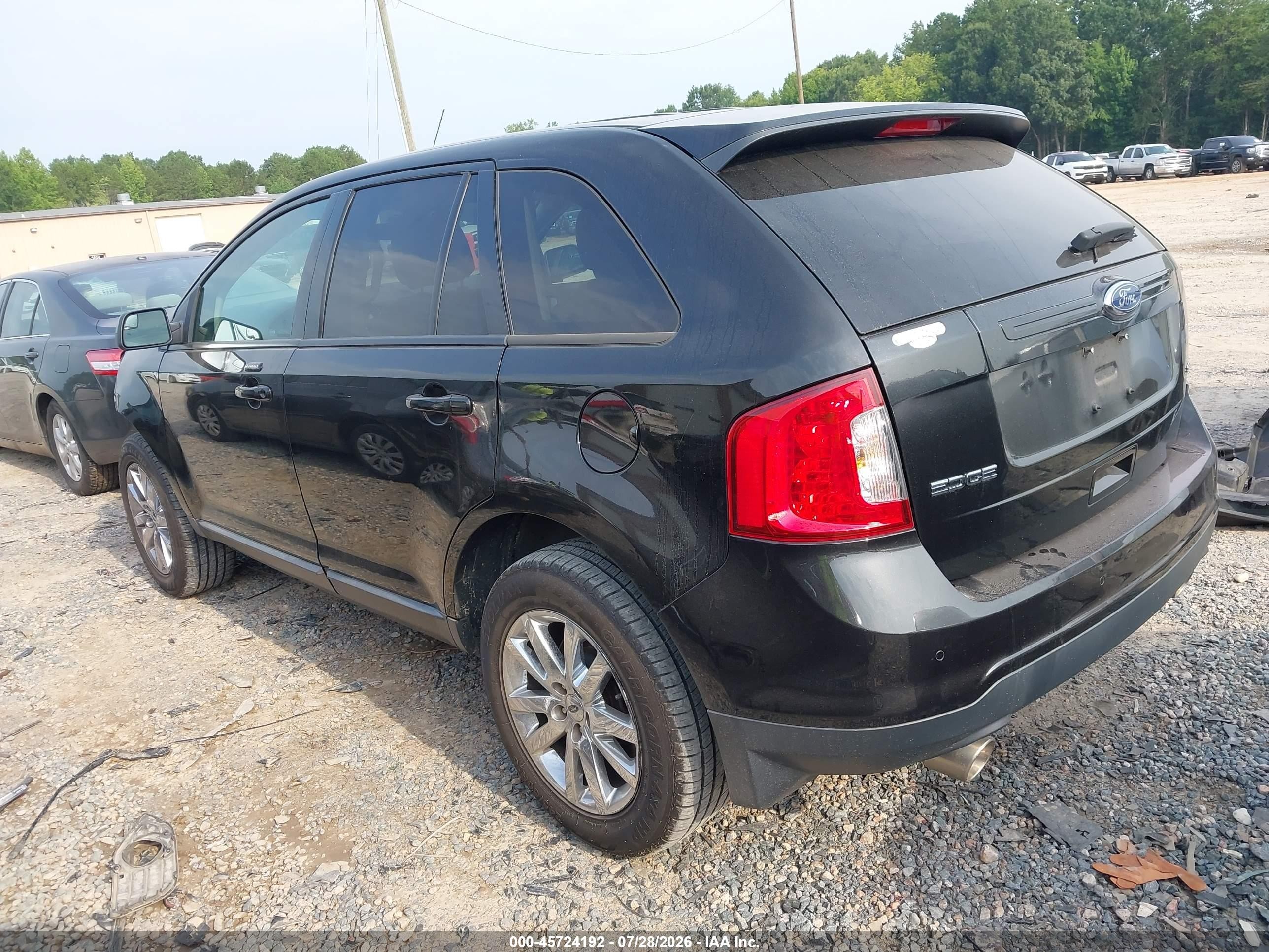 2013 Ford Edge Sel Black vin: 2FMDK3JC1DBE23174