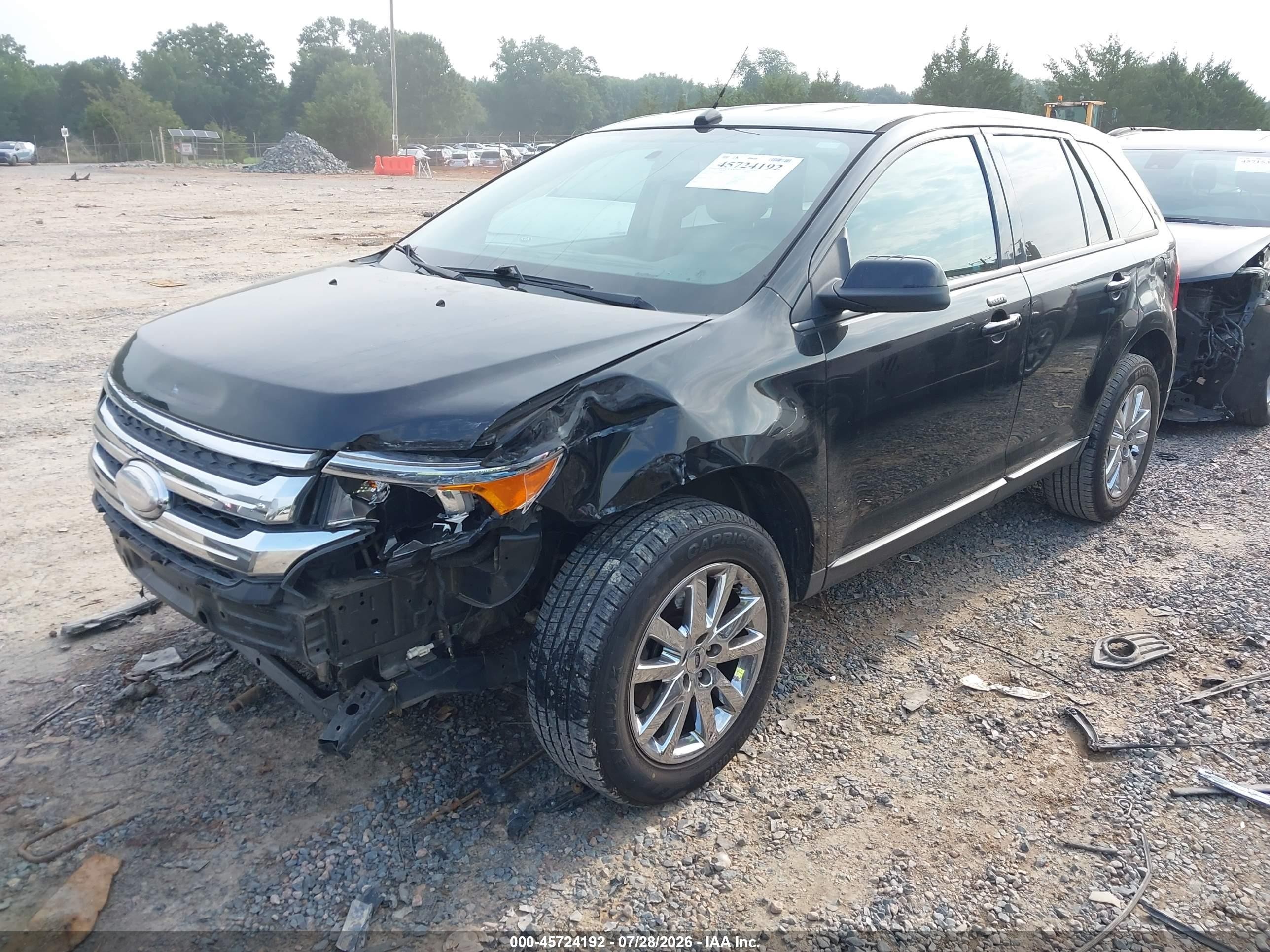 2013 Ford Edge Sel Black vin: 2FMDK3JC1DBE23174