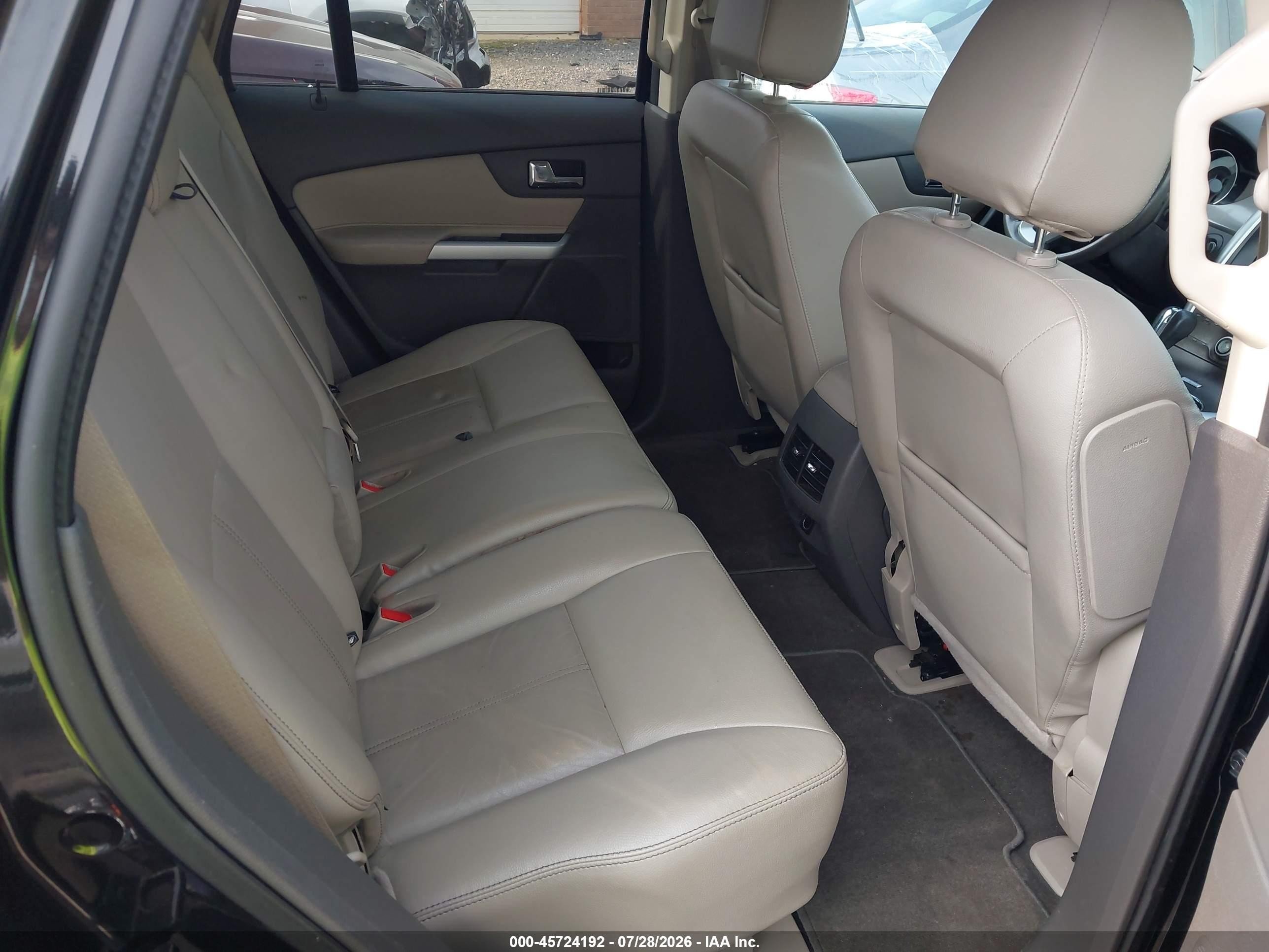 2013 Ford Edge Sel Black vin: 2FMDK3JC1DBE23174