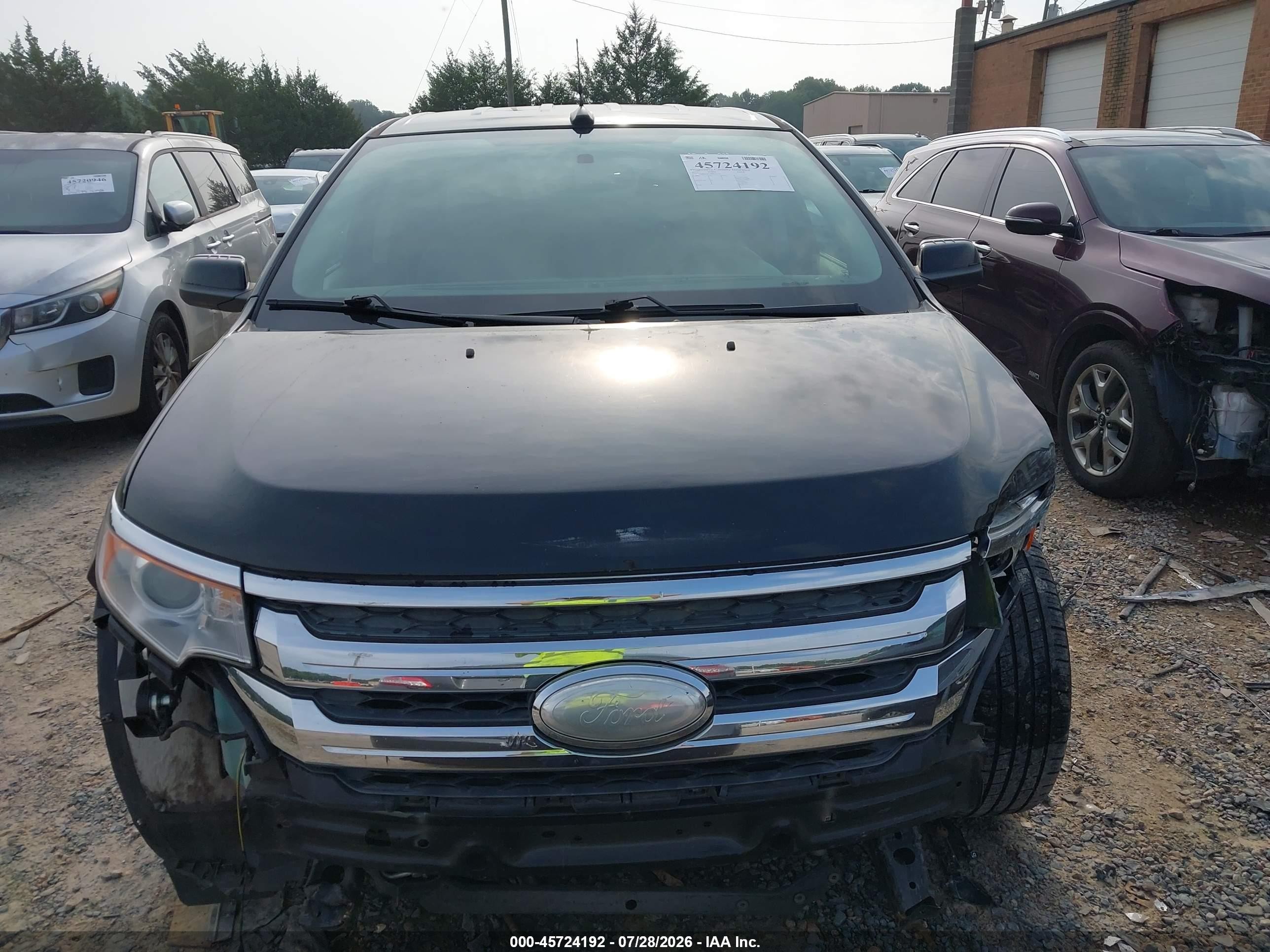 2013 Ford Edge Sel Black vin: 2FMDK3JC1DBE23174