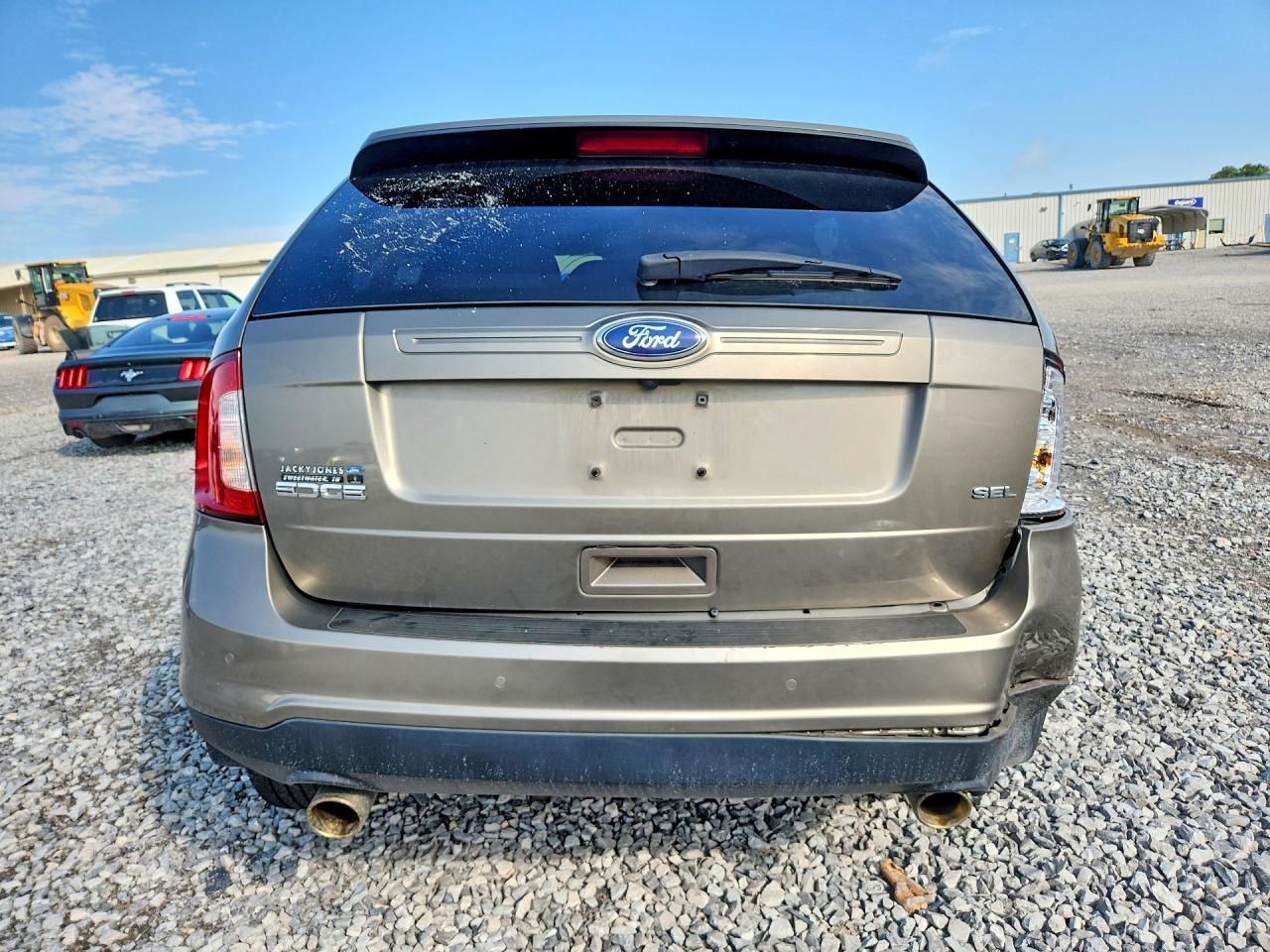 2013 Ford Edge Sel Beige vin: 2FMDK3JC1DBE23188