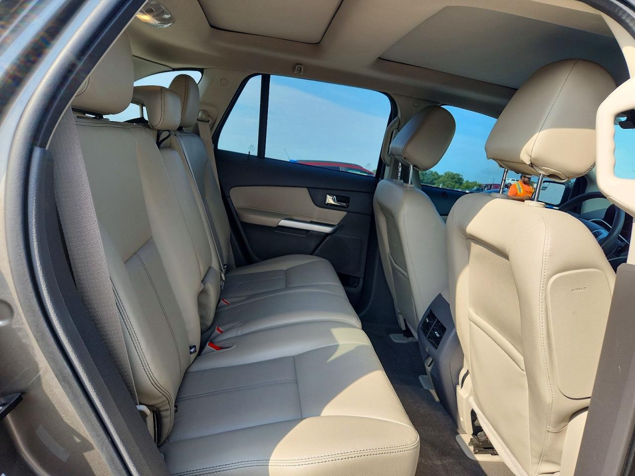 2013 Ford Edge Sel Beige vin: 2FMDK3JC1DBE23188