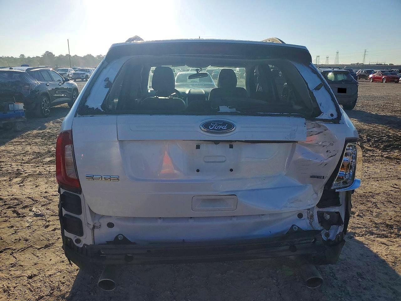 2013 Ford Edge Sel White vin: 2FMDK3JC1DBE33168