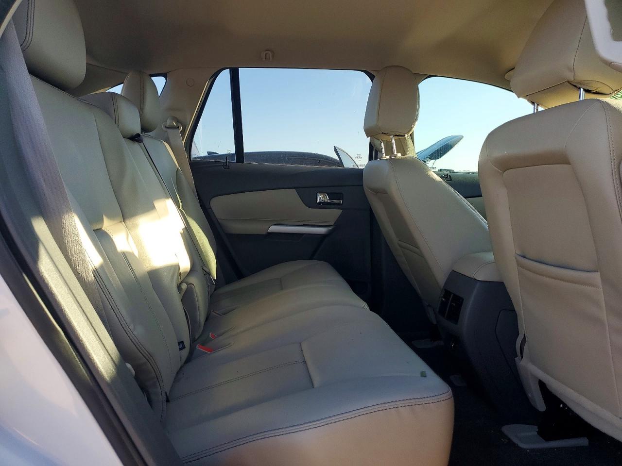 2013 Ford Edge Sel White vin: 2FMDK3JC1DBE33168