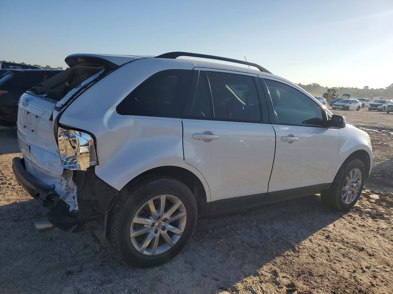 2013 Ford Edge Sel White vin: 2FMDK3JC1DBE33168