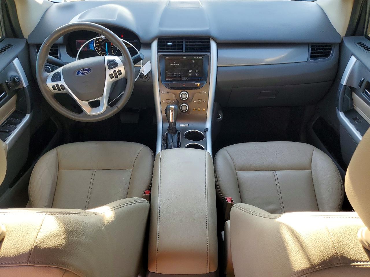2013 Ford Edge Sel White vin: 2FMDK3JC1DBE33168
