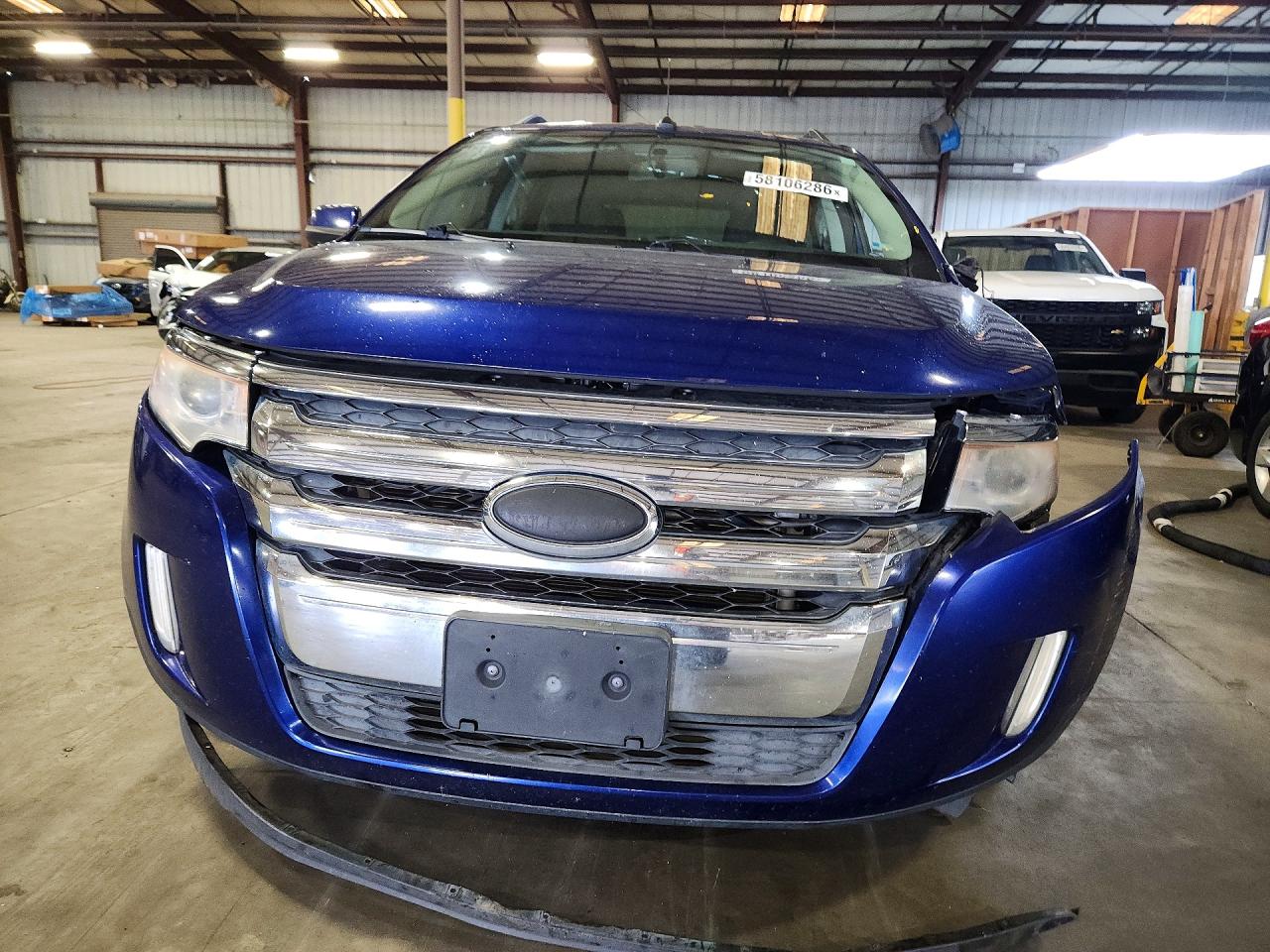 2014 Ford Edge Sel Blue vin: 2FMDK3JC1EBA02749