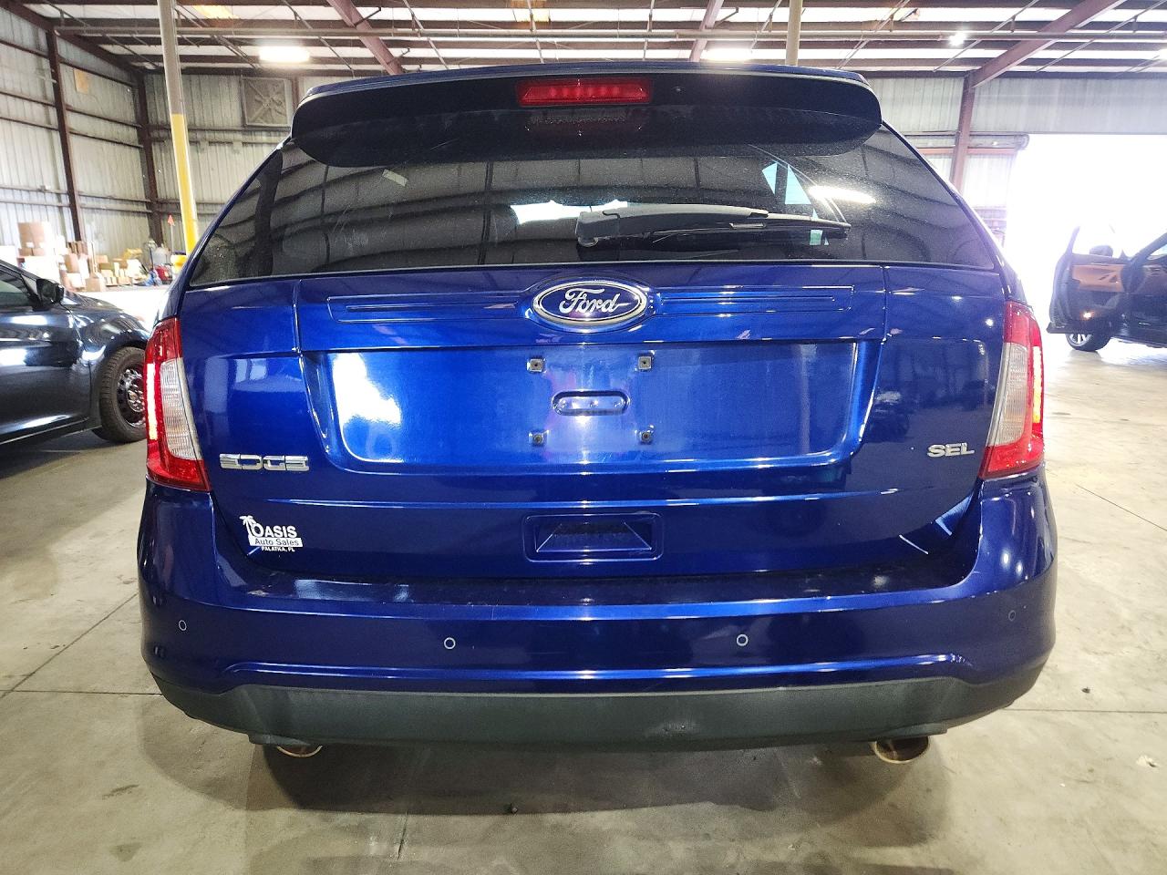 2014 Ford Edge Sel Blue vin: 2FMDK3JC1EBA02749