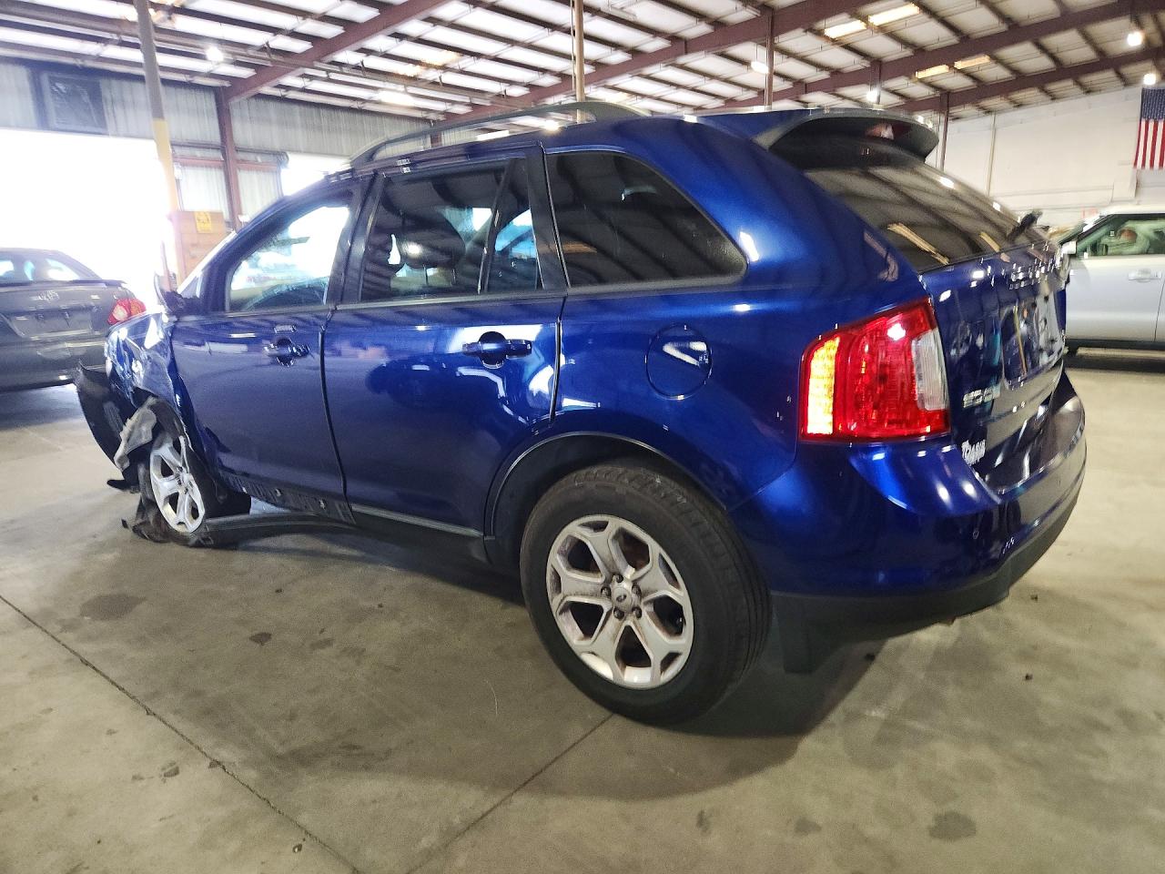 2014 Ford Edge Sel Blue vin: 2FMDK3JC1EBA02749