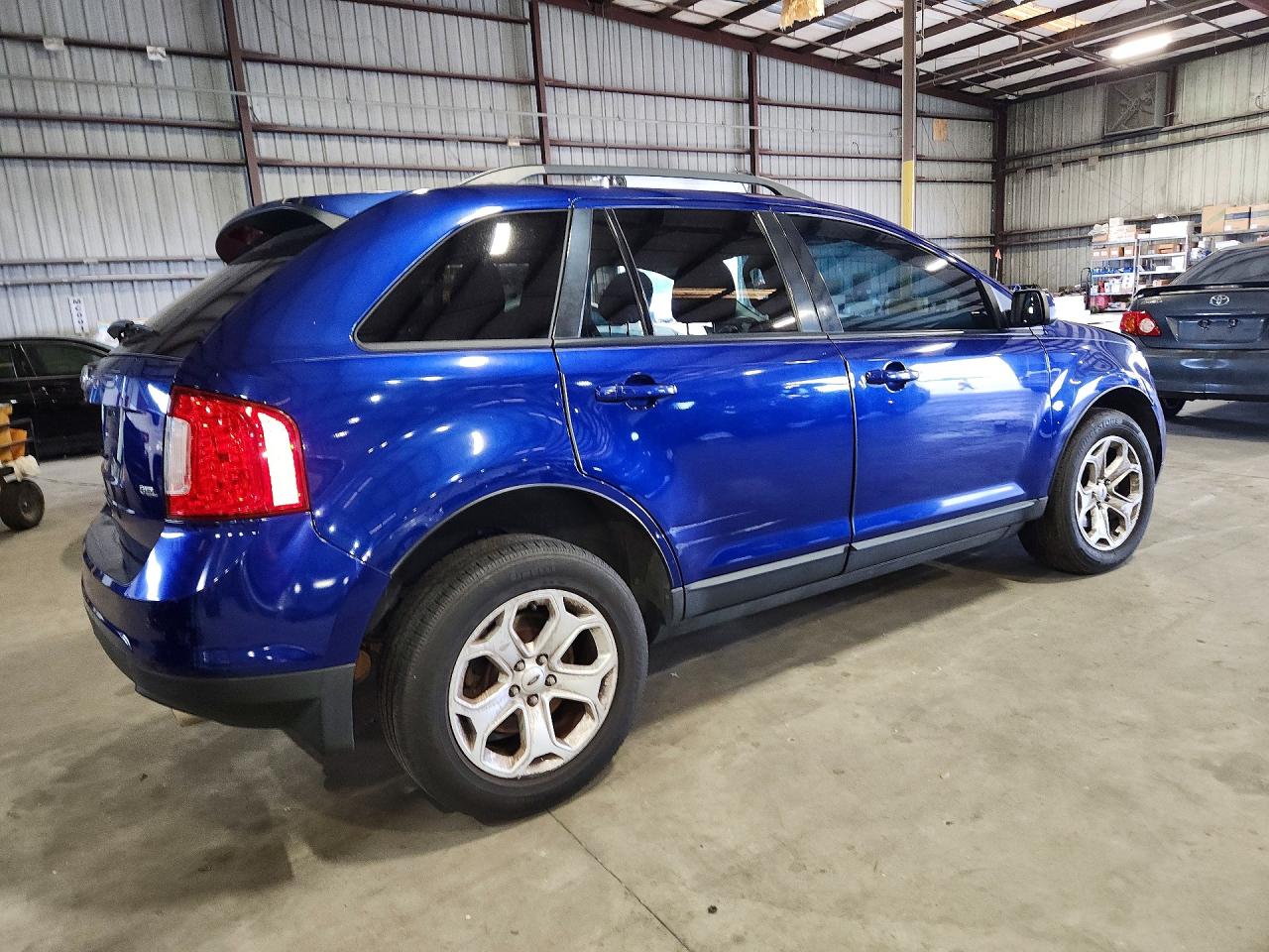 2014 Ford Edge Sel Blue vin: 2FMDK3JC1EBA02749