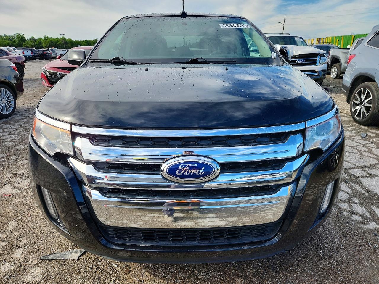 2014 Ford Edge Sel Black vin: 2FMDK3JC1EBA09748