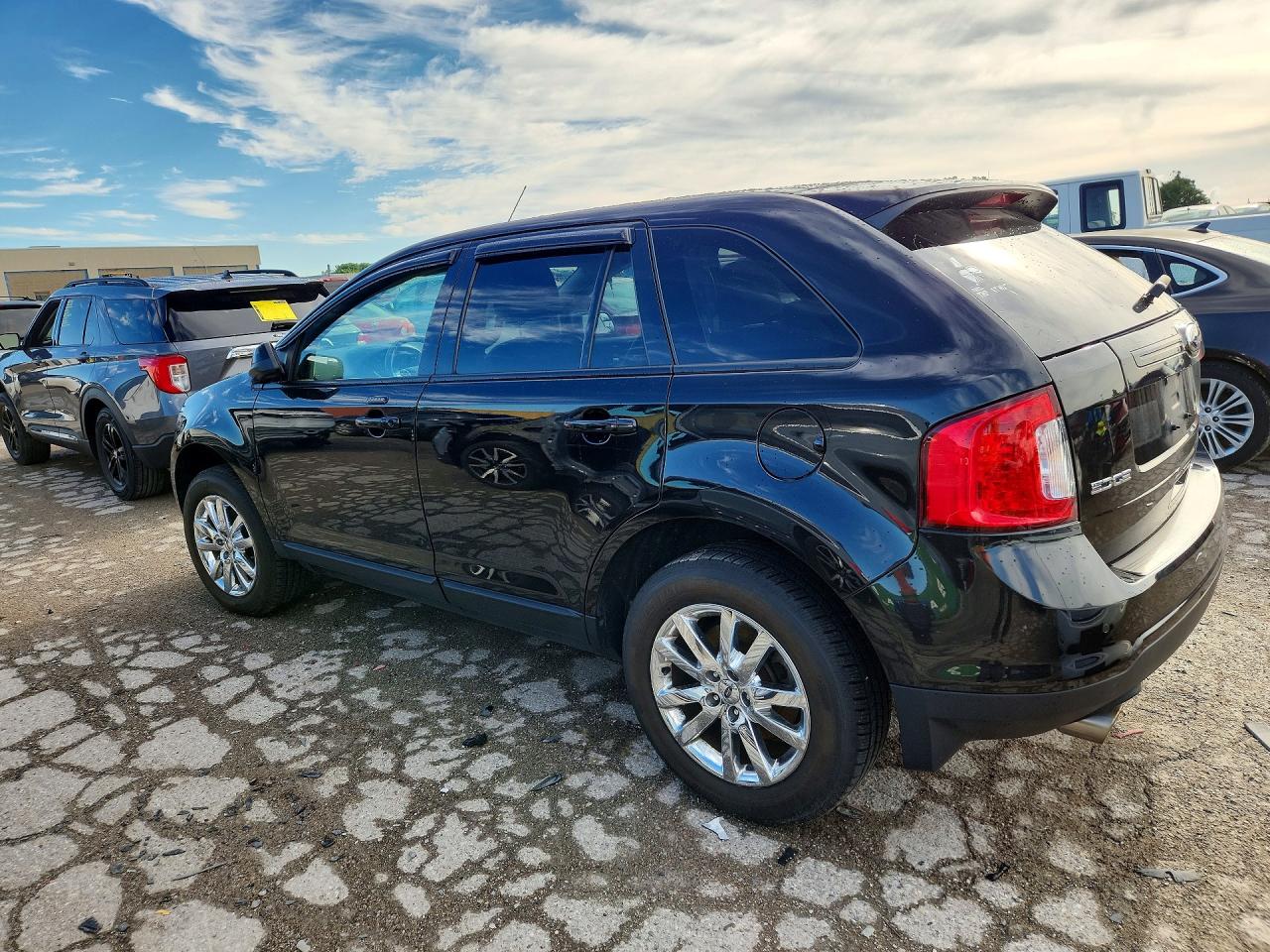 2014 Ford Edge Sel Black vin: 2FMDK3JC1EBA09748