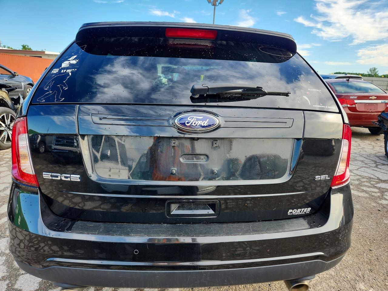 2014 Ford Edge Sel Black vin: 2FMDK3JC1EBA09748