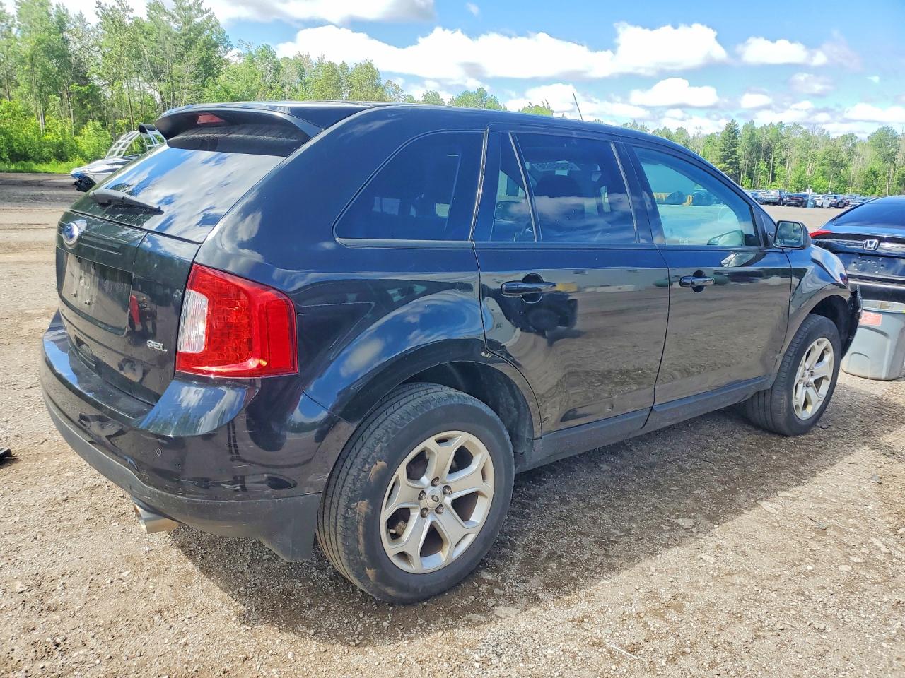 2014 Ford Edge Sel Black vin: 2FMDK3JC1EBB01801