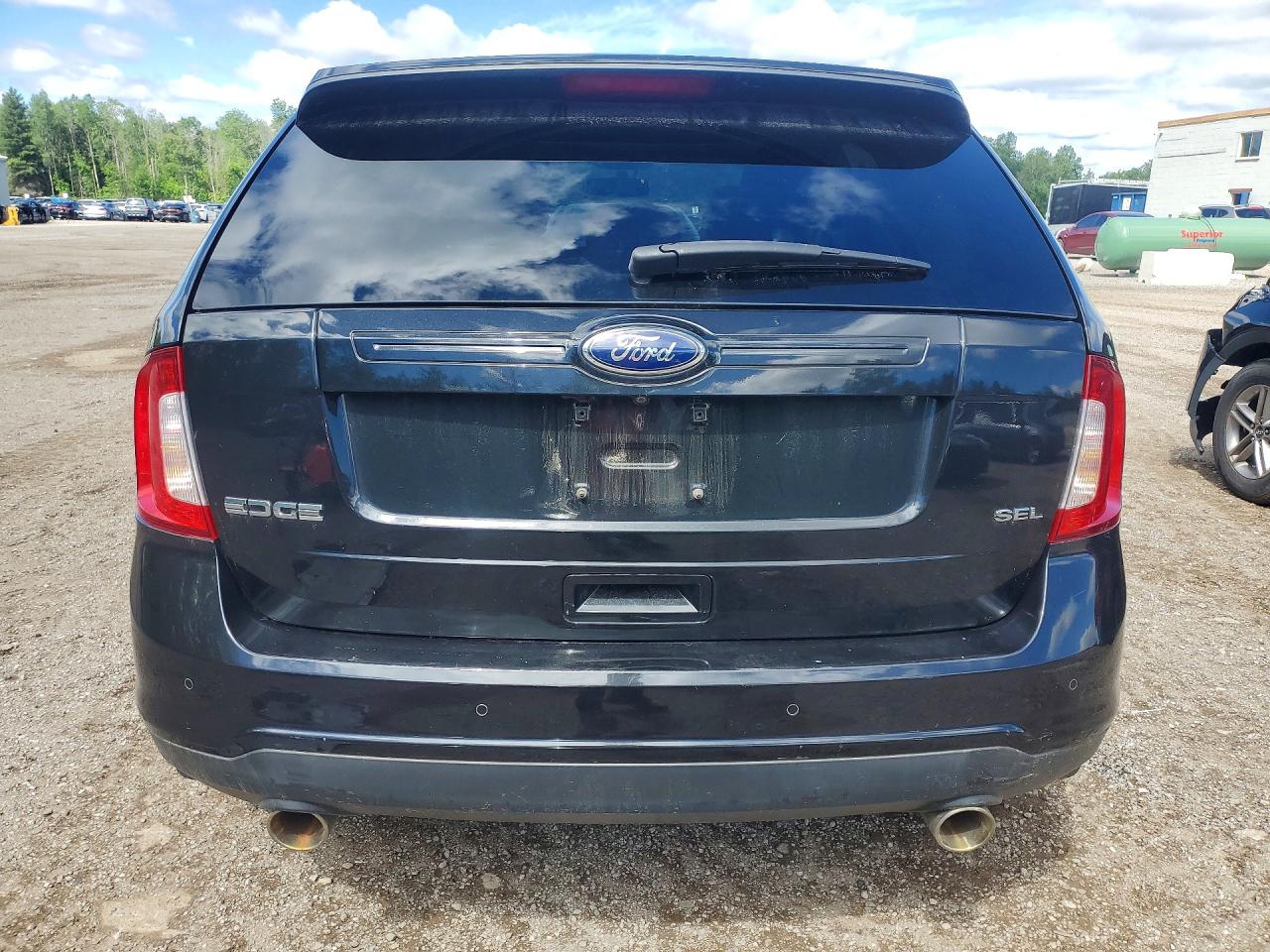 2014 Ford Edge Sel Black vin: 2FMDK3JC1EBB01801