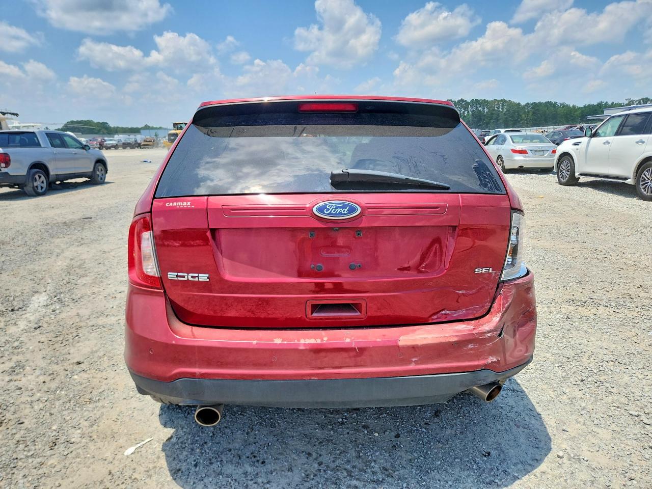 2014 Ford Edge Sel Burgundy vin: 2FMDK3JC1EBB23541