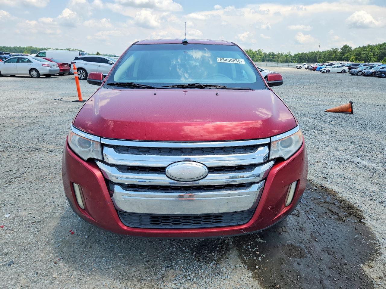 2014 Ford Edge Sel Burgundy vin: 2FMDK3JC1EBB23541
