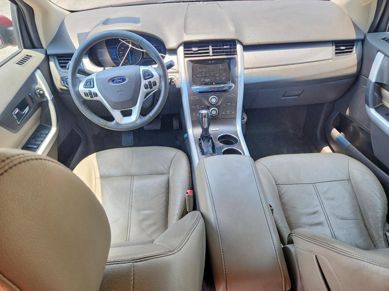 2014 Ford Edge Sel Burgundy vin: 2FMDK3JC1EBB23541