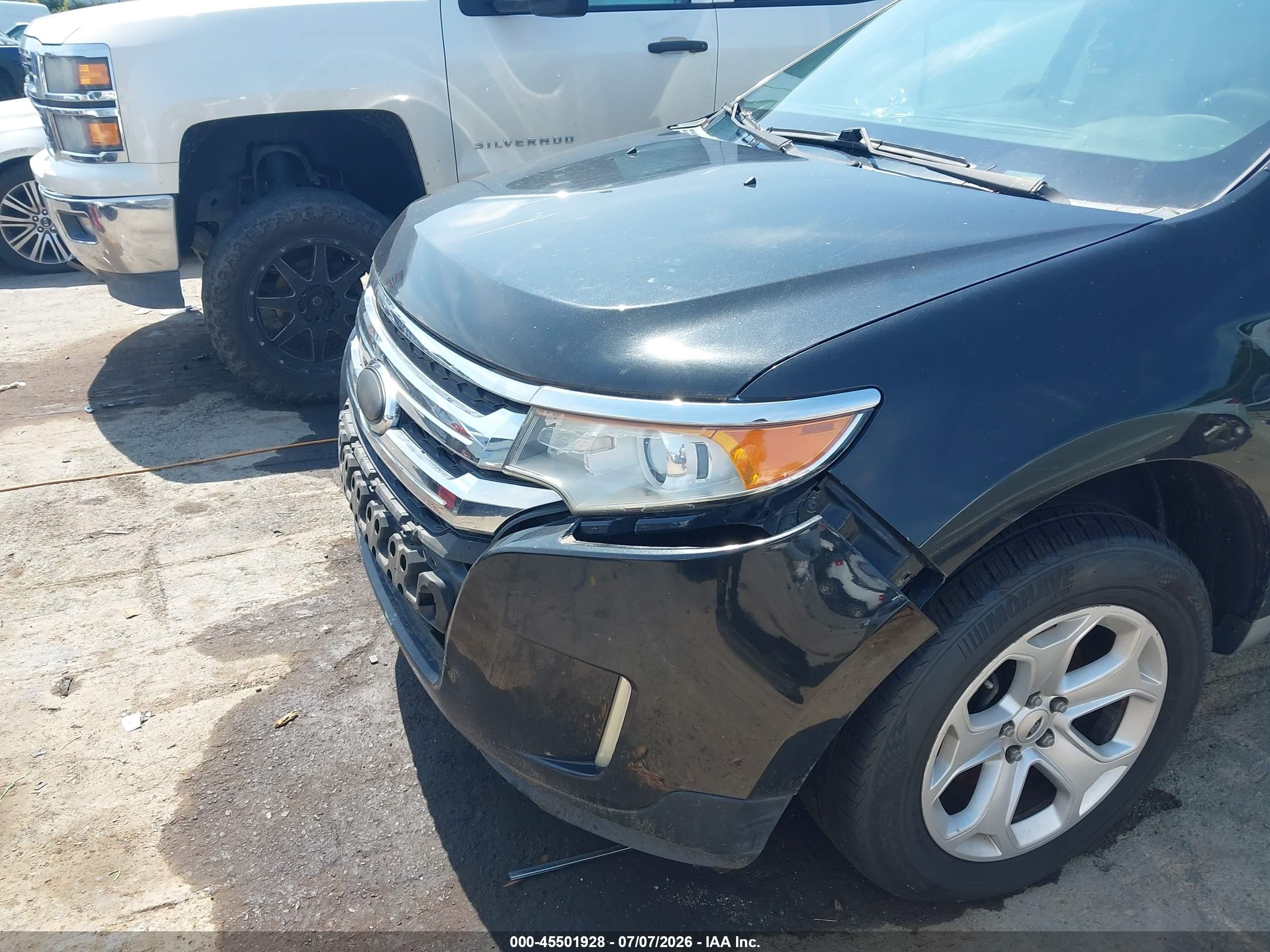 2014 Ford Edge Sel Black vin: 2FMDK3JC1EBB37035