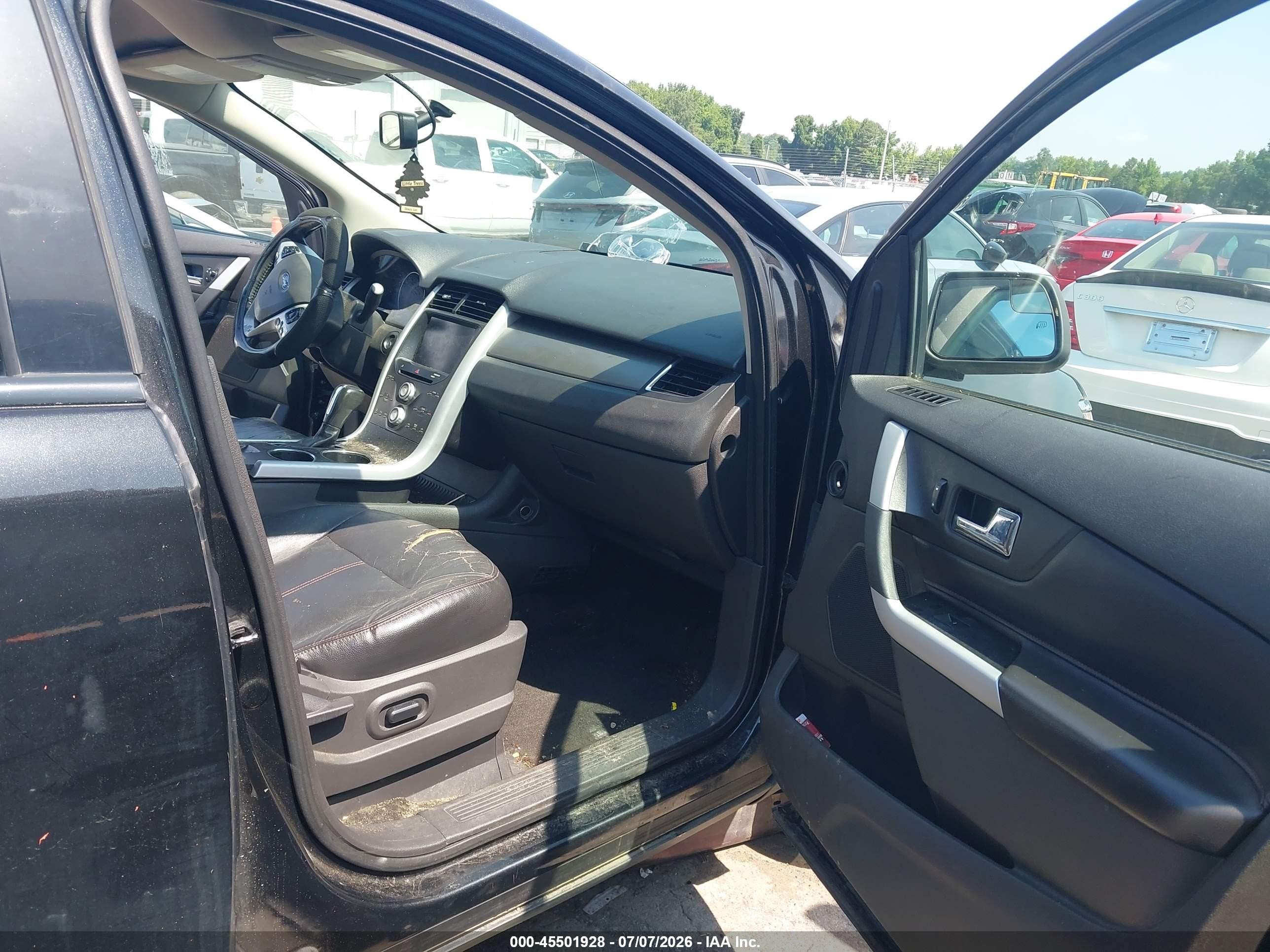 2014 Ford Edge Sel Black vin: 2FMDK3JC1EBB37035