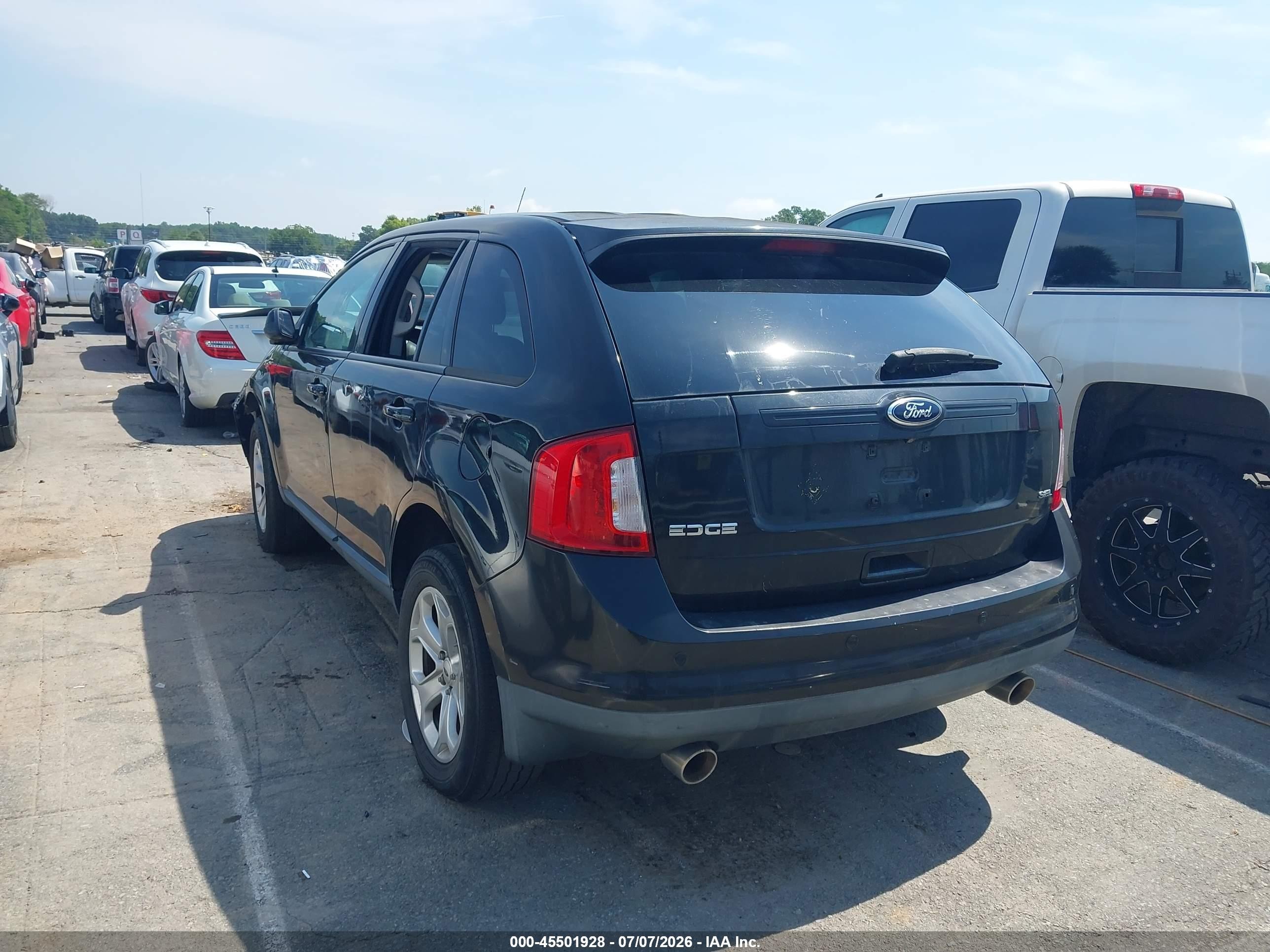 2014 Ford Edge Sel Black vin: 2FMDK3JC1EBB37035