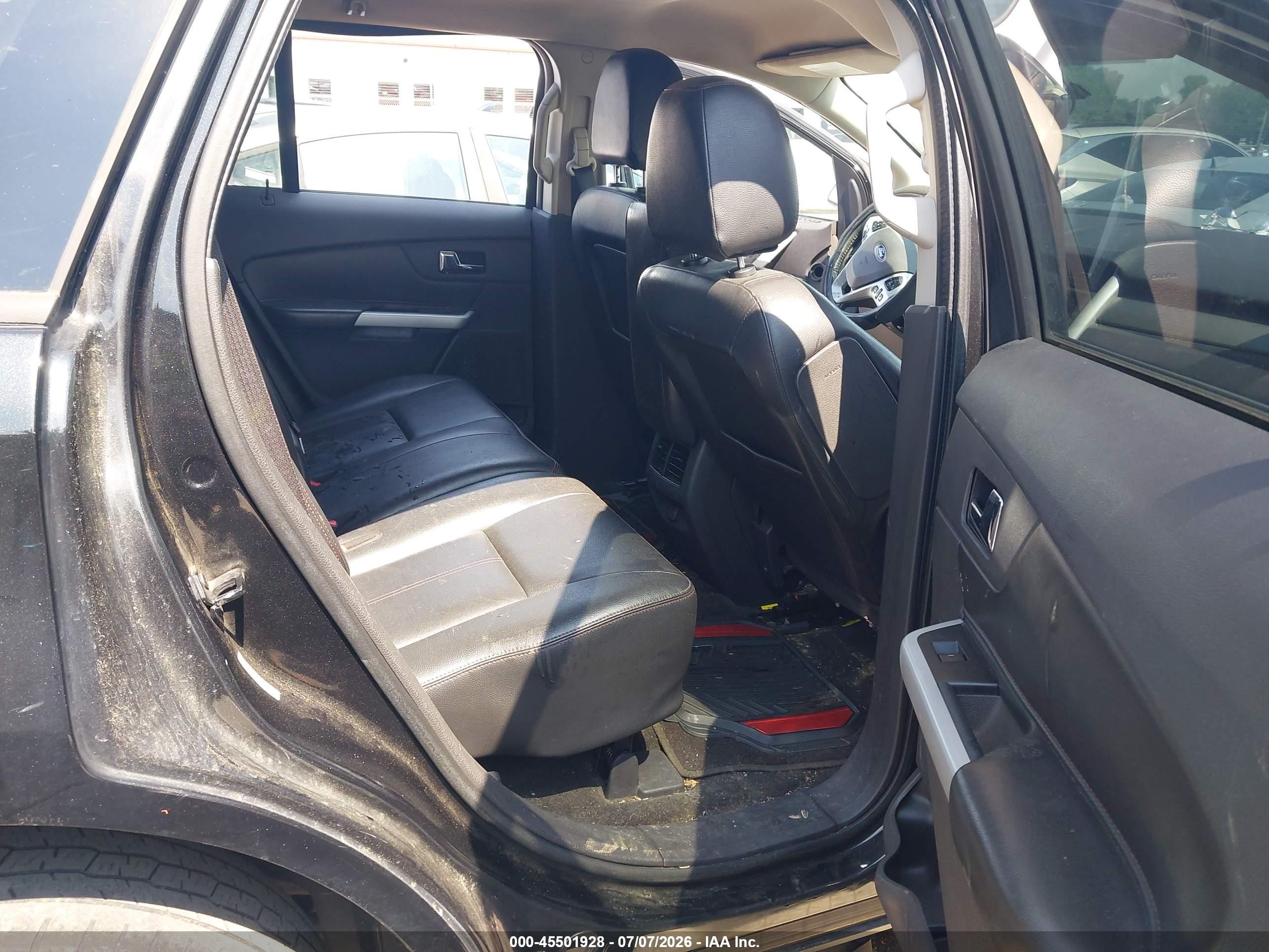 2014 Ford Edge Sel Black vin: 2FMDK3JC1EBB37035