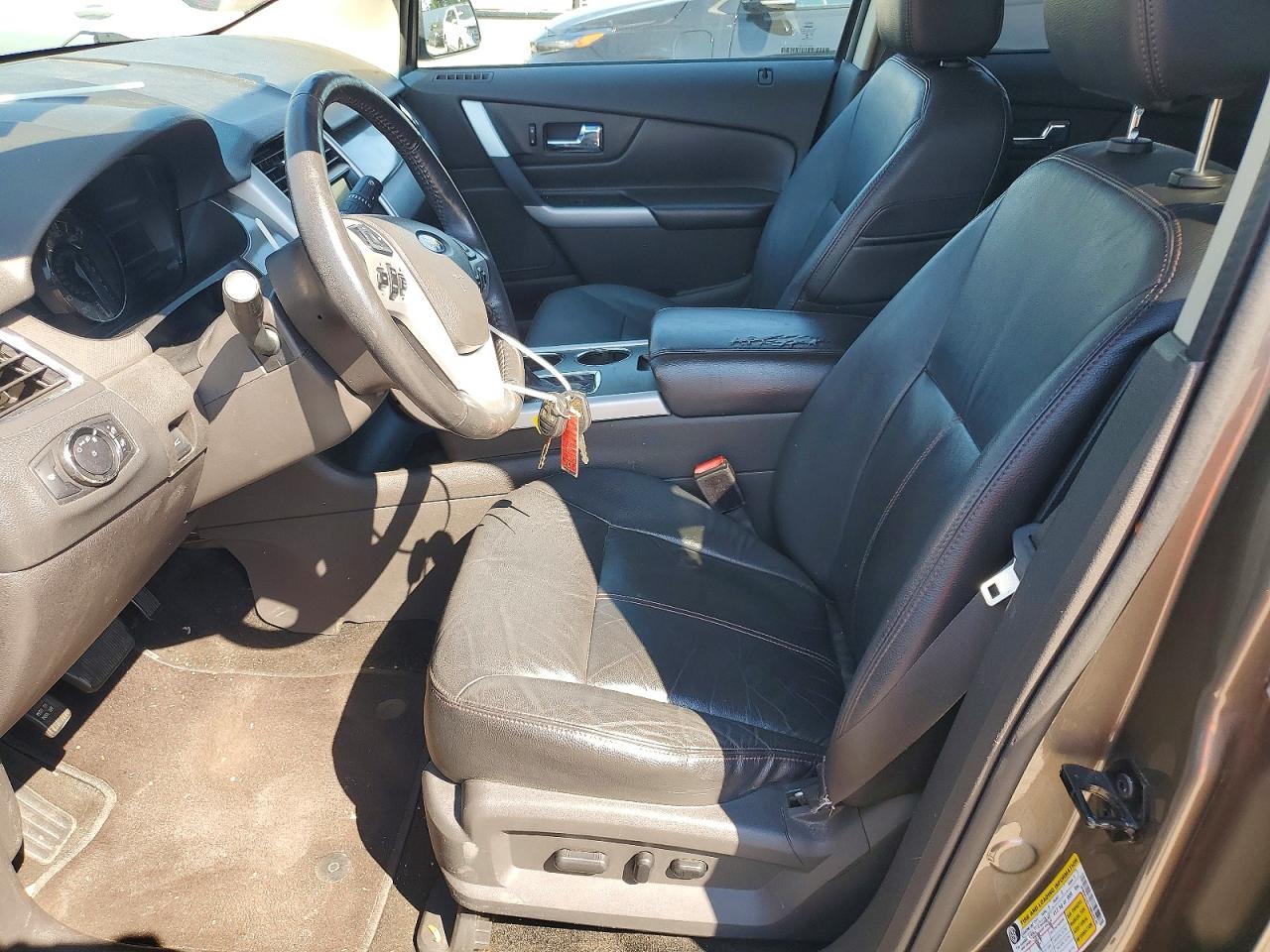 2014 Ford Edge Sel Brown vin: 2FMDK3JC1EBB38539