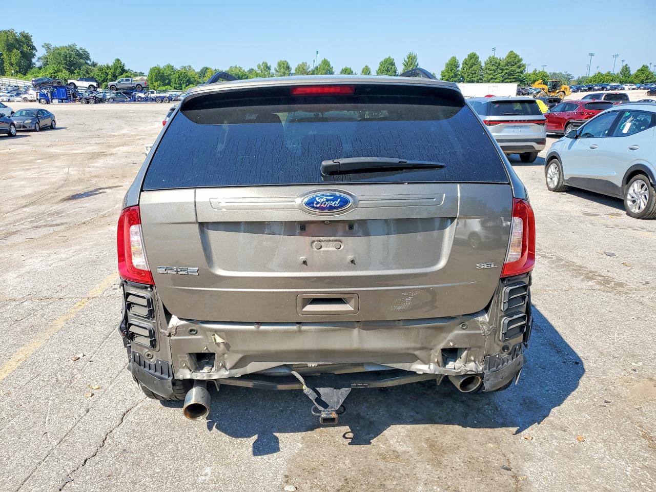 2014 Ford Edge Sel Brown vin: 2FMDK3JC1EBB38539