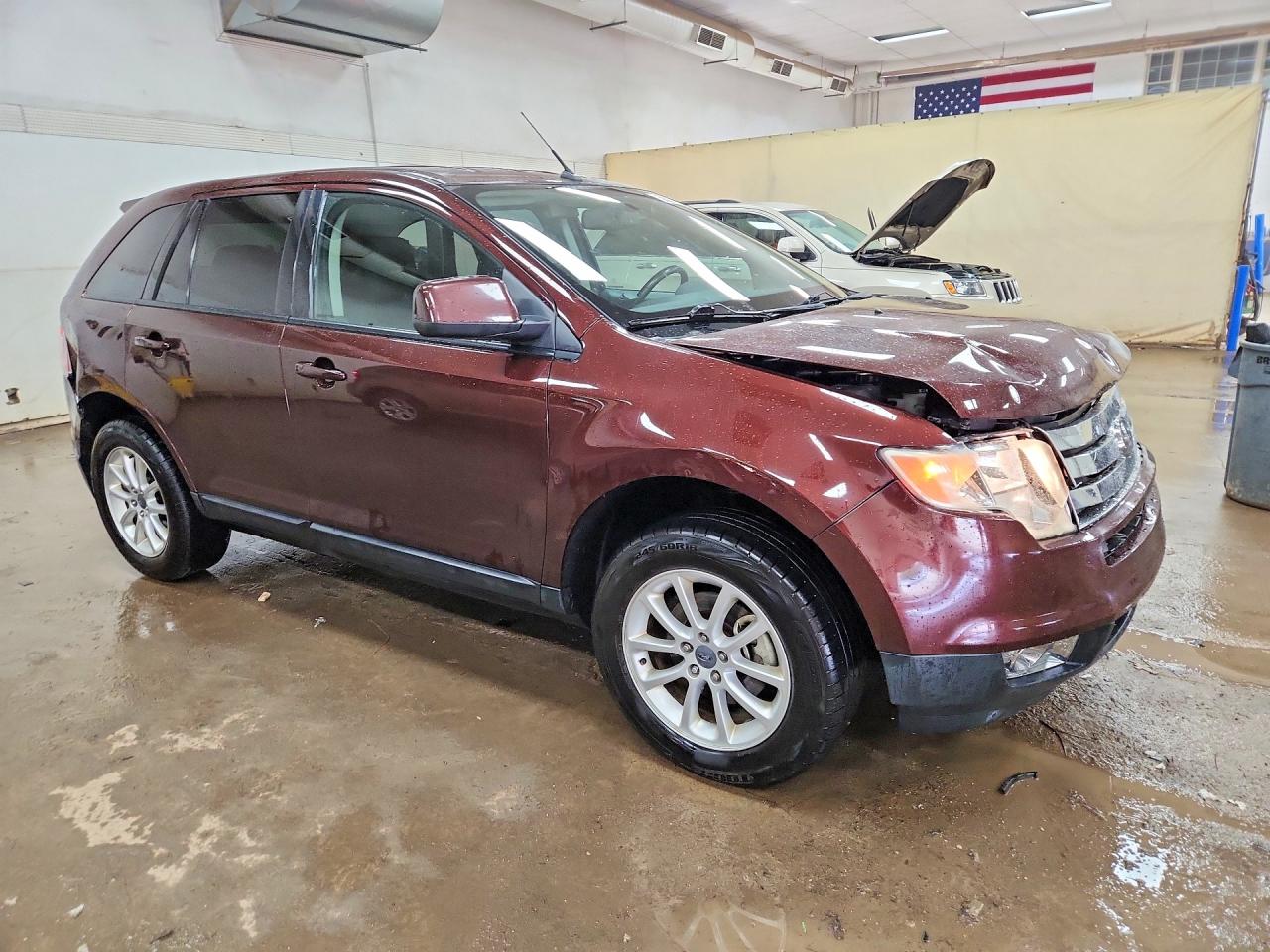 2010 Ford Edge Sel Maroon vin: 2FMDK3JC2ABA31056