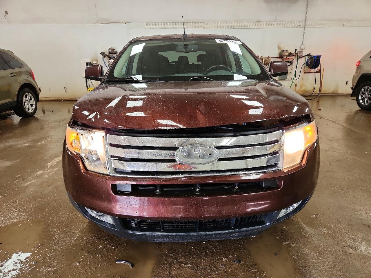 2010 Ford Edge Sel Maroon vin: 2FMDK3JC2ABA31056