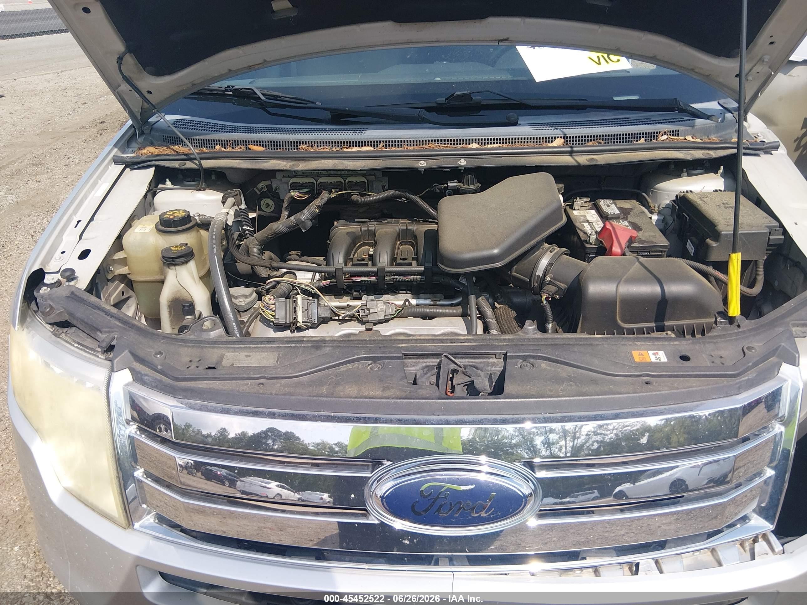 2010 Ford Edge Sel White vin: 2FMDK3JC2ABA47970