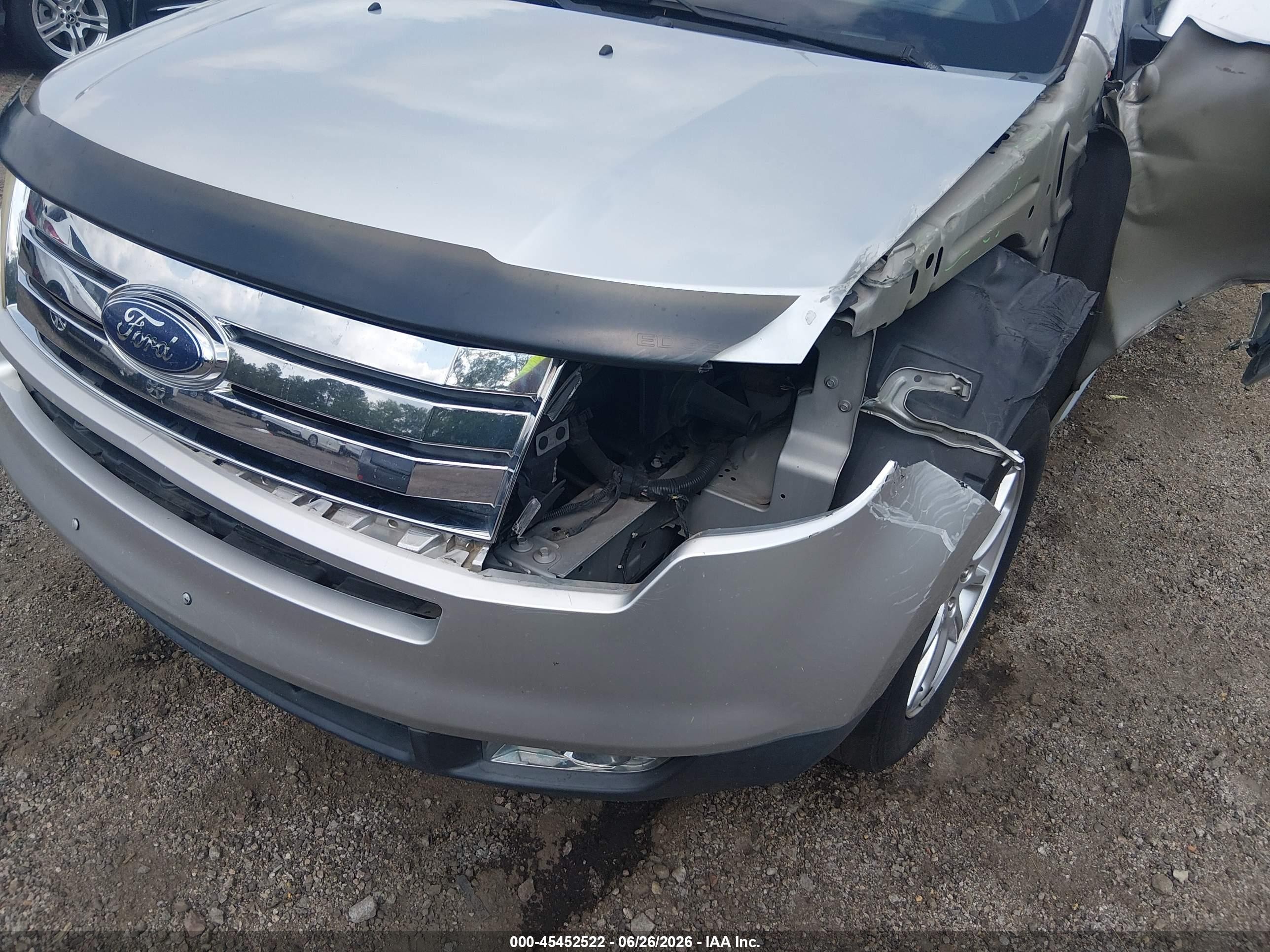 2010 Ford Edge Sel White vin: 2FMDK3JC2ABA47970