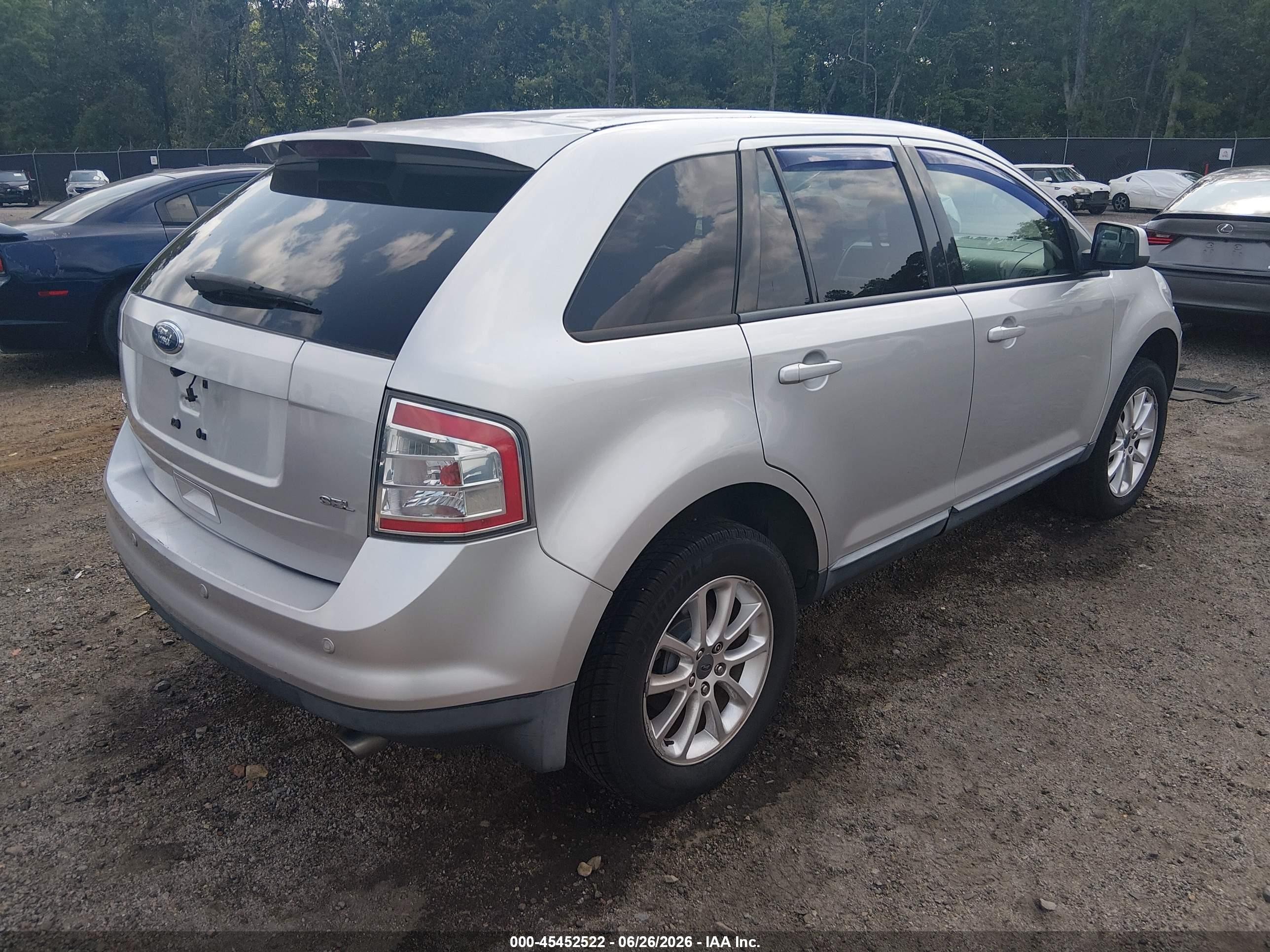 2010 Ford Edge Sel White vin: 2FMDK3JC2ABA47970