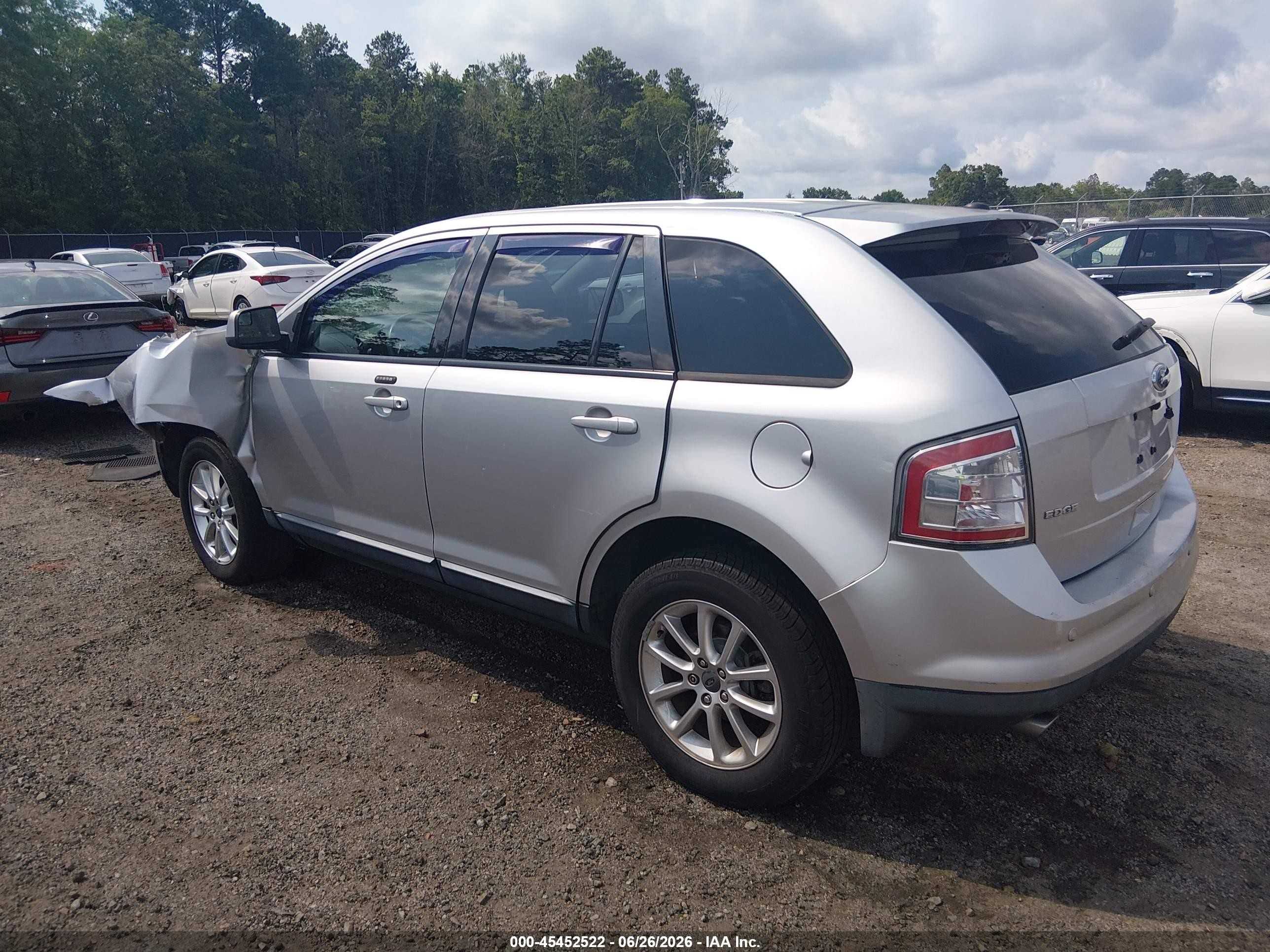 2010 Ford Edge Sel White vin: 2FMDK3JC2ABA47970