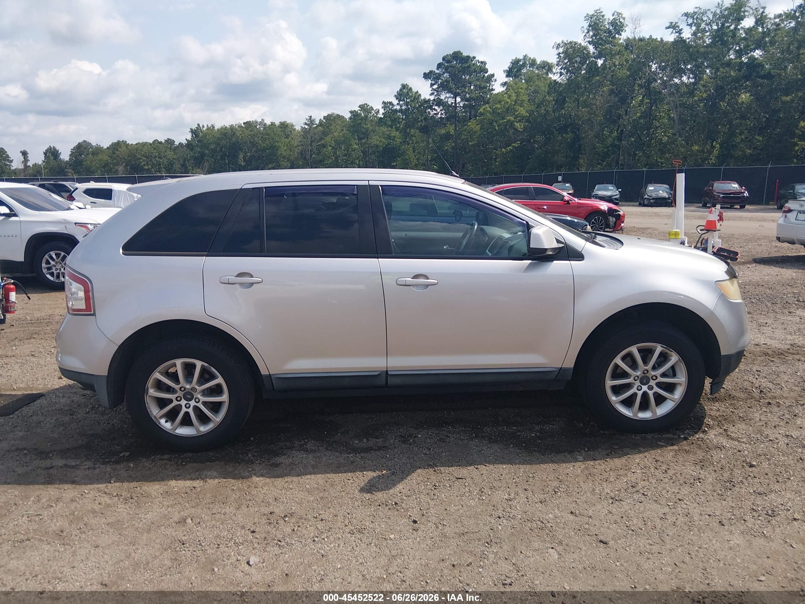 2010 Ford Edge Sel White vin: 2FMDK3JC2ABA47970