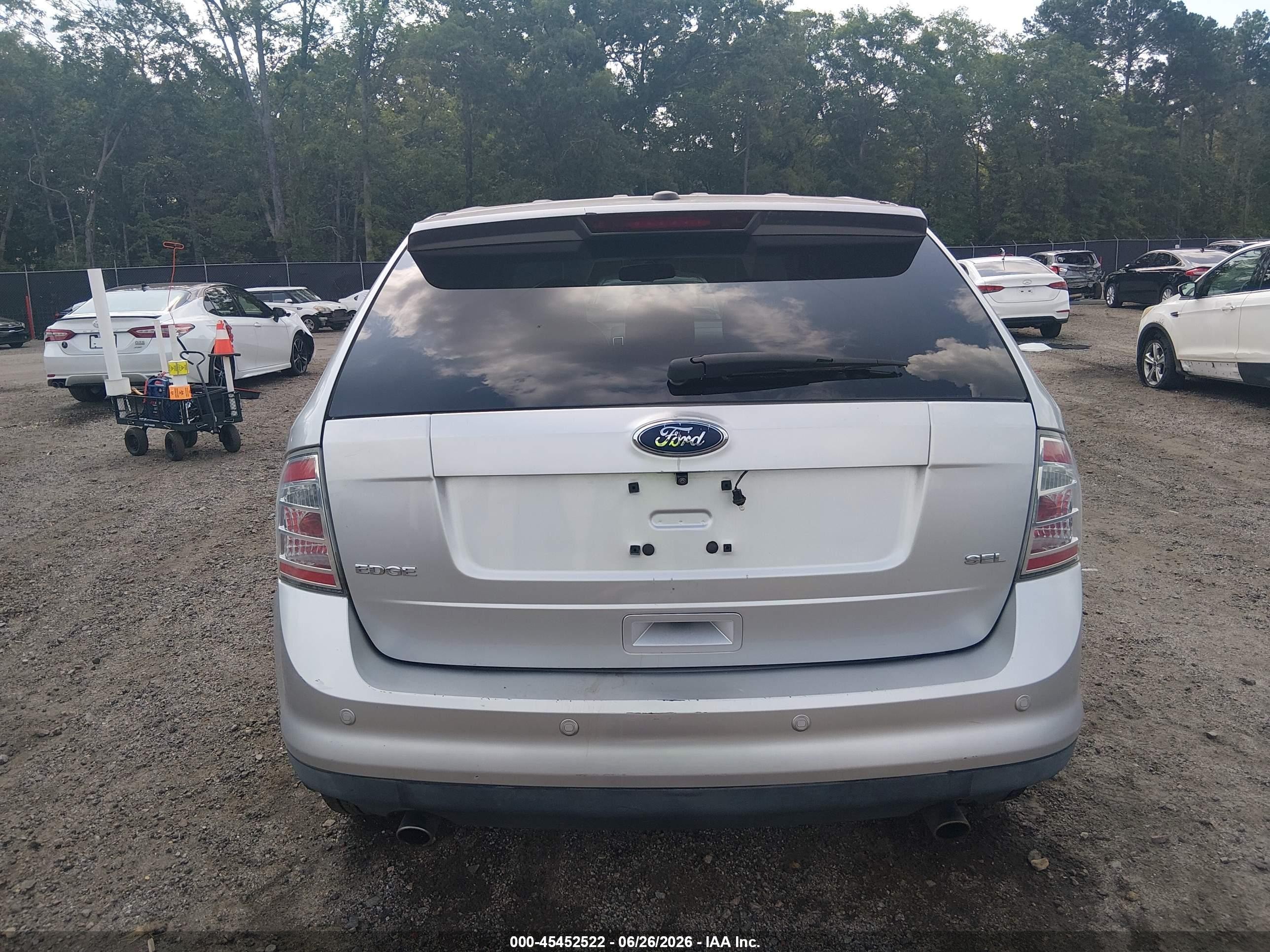 2010 Ford Edge Sel White vin: 2FMDK3JC2ABA47970