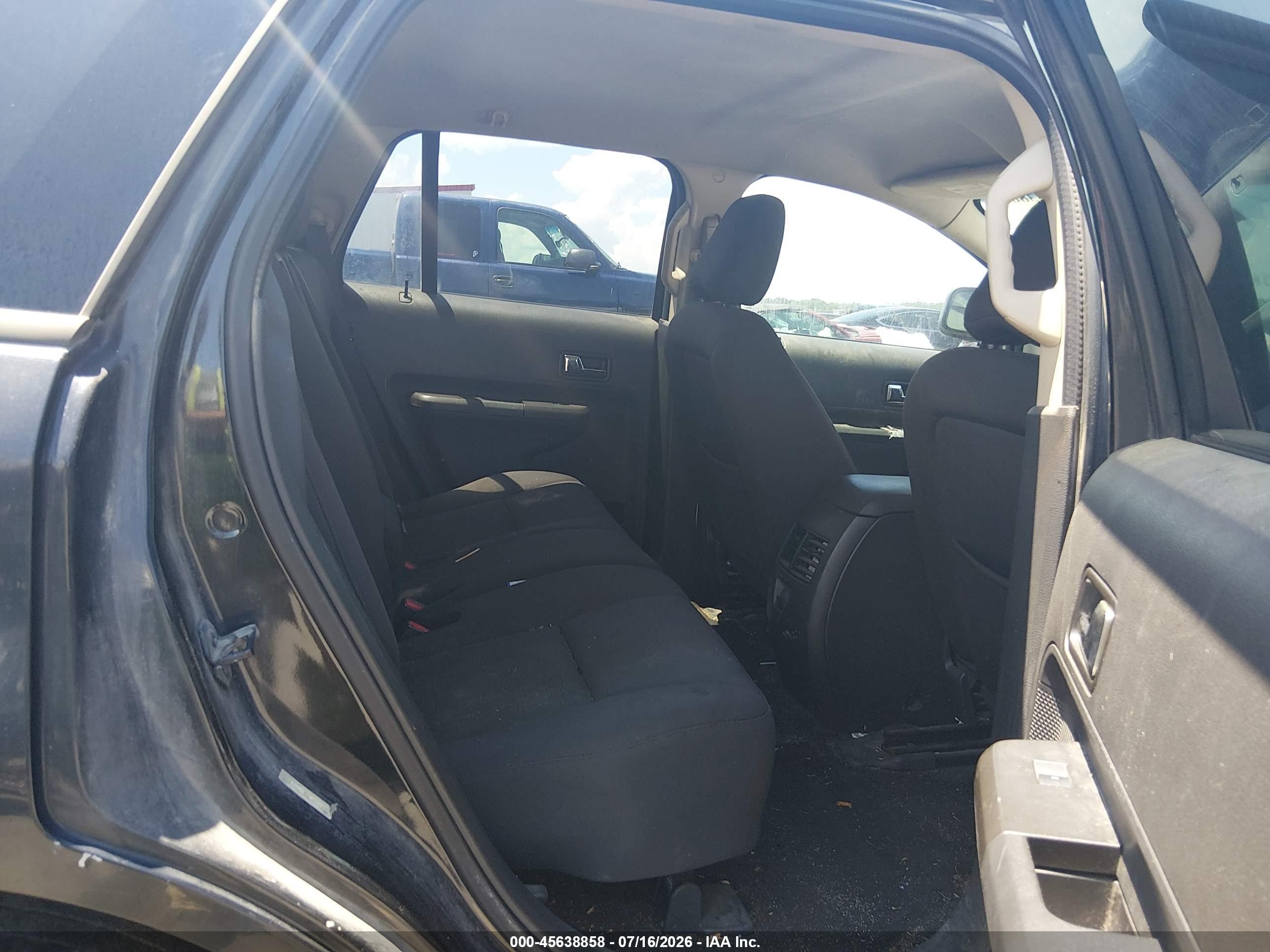 2010 Ford Edge Sel Black vin: 2FMDK3JC2ABA67216