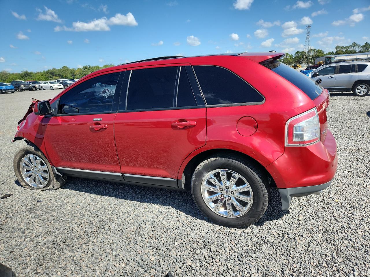 2010 Ford Edge Sel Красный vin: 2FMDK3JC2ABA96165