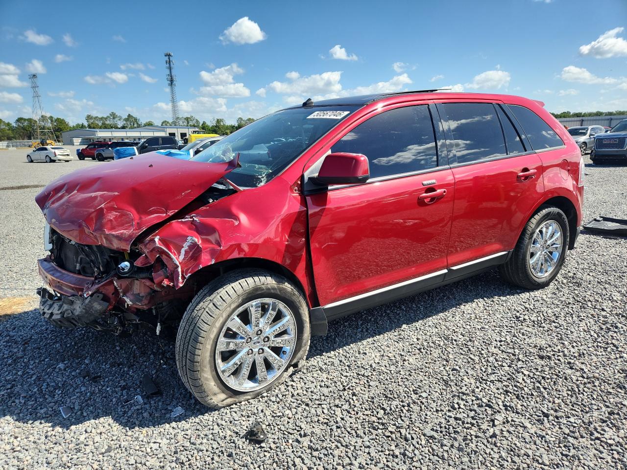 2010 Ford Edge Sel Красный vin: 2FMDK3JC2ABA96165