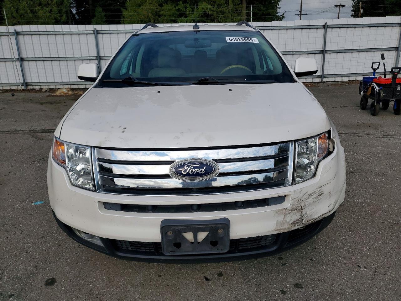 2010 Ford Edge Sel White vin: 2FMDK3JC2ABB16916